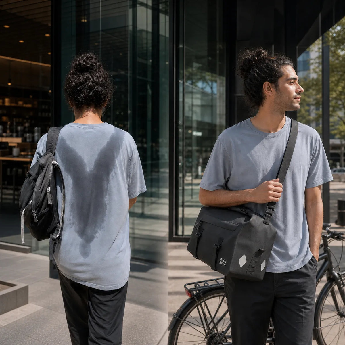 RideMate Bike Rear Rack Bag-16L
