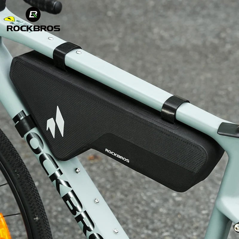 ROCKBROS RideMate bike down tube bag with 1.9 liter capacity for cycling storage