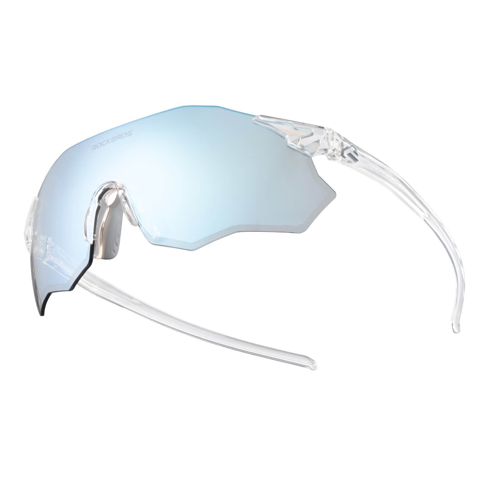 ROCKBROS rimless photochromic cycling glasses for outdoor sports
#Color_Transparency