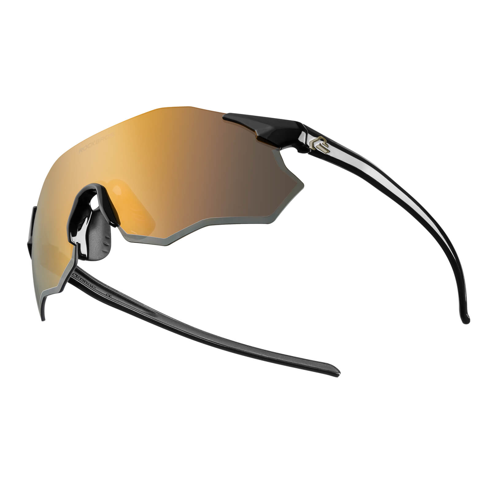 ROCKBROS rimless polarized cycling glasses for outdoor sports
#Color_Gold