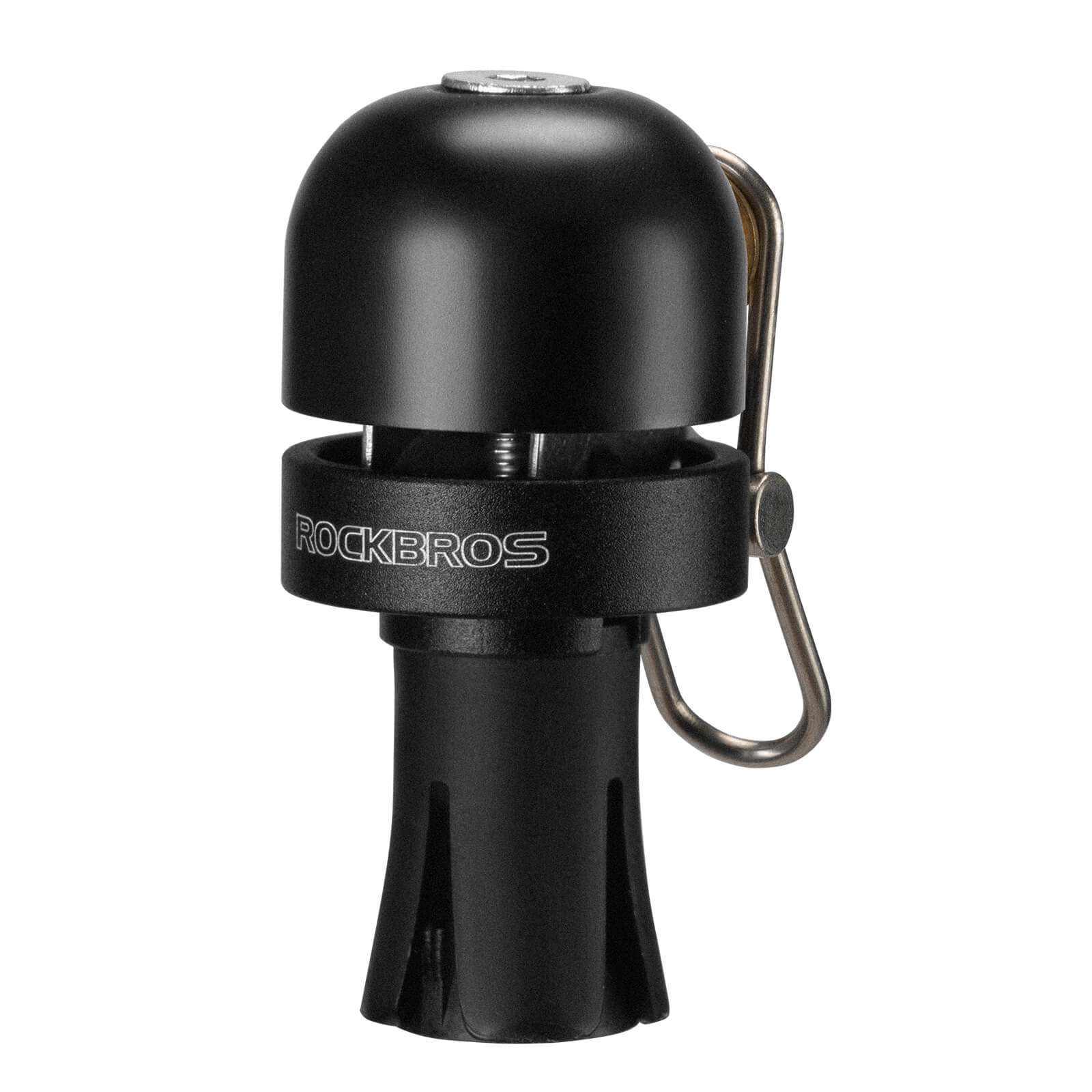 ROCKBROS road bike handlebar end bell, full view, easy to install and loud for safe cycling
#Color_Black