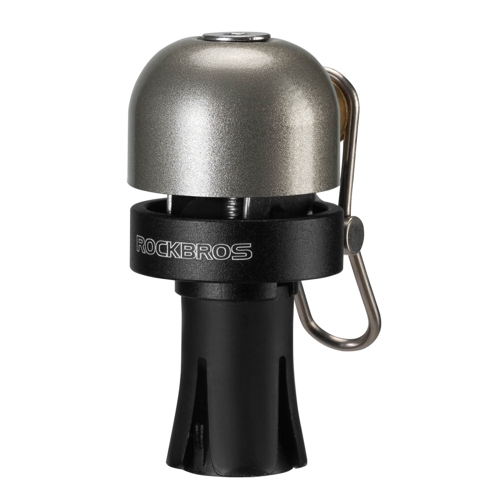 ROCKBROS road bike handlebar end bell, full view, easy to install and loud for safe cycling
#Color_Titanium
