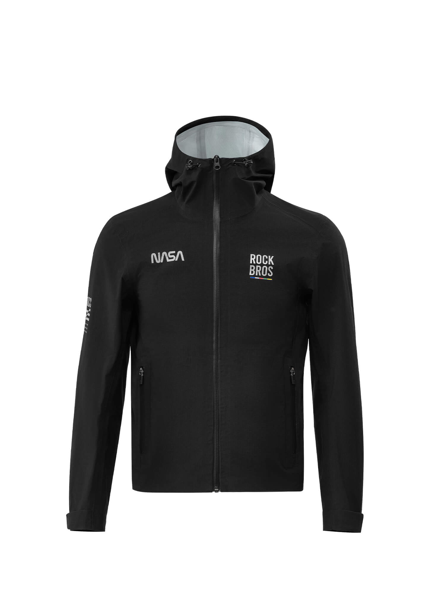 ROCKBROS ROAD-TO-SKY unisex waterproof cycling rain jacket, windproof bike coat for commuting and outdoor riding
#Color_Black