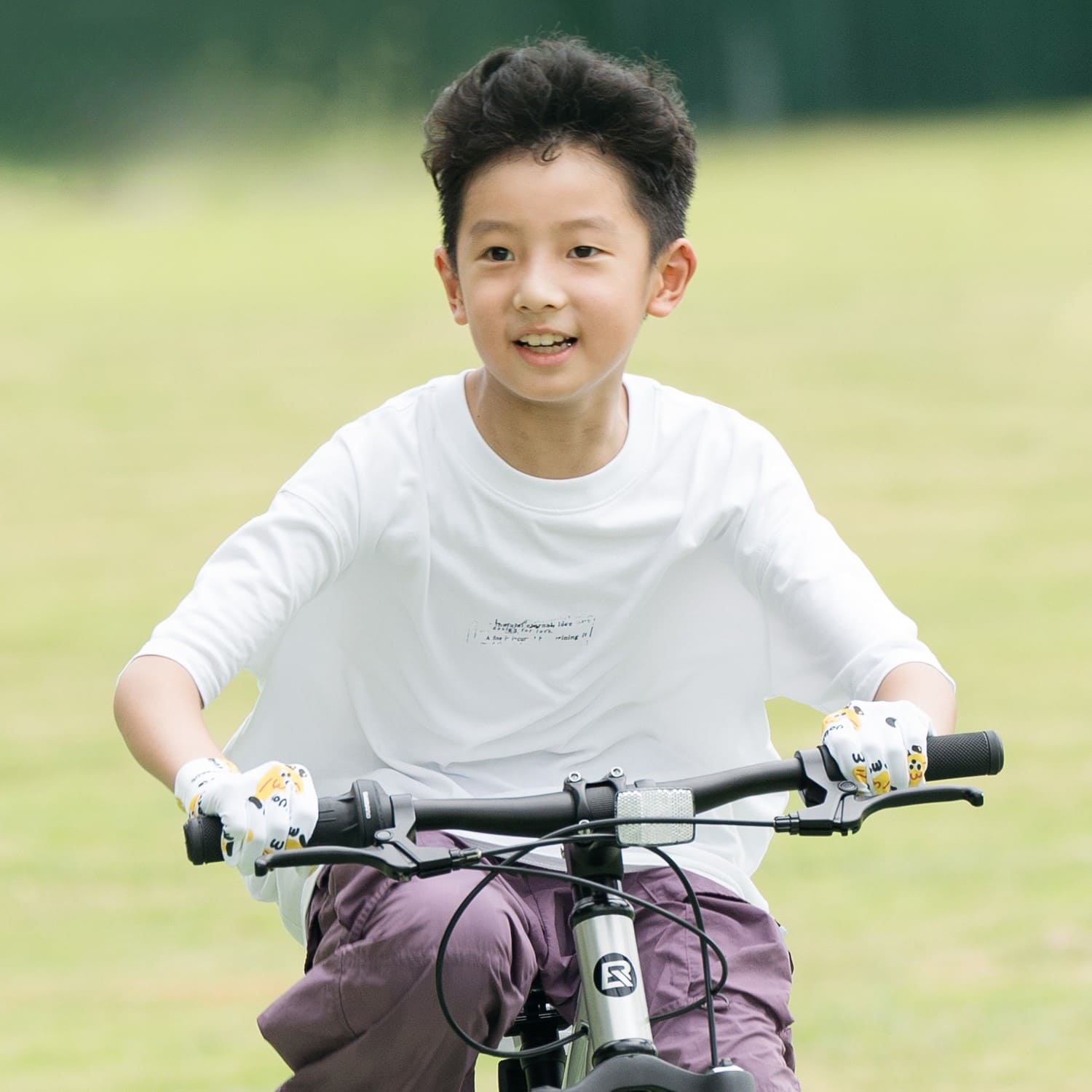 rockbros kids sun protection cycling gloves upf50+ breathable anti-slip for outdoor riding and daily use