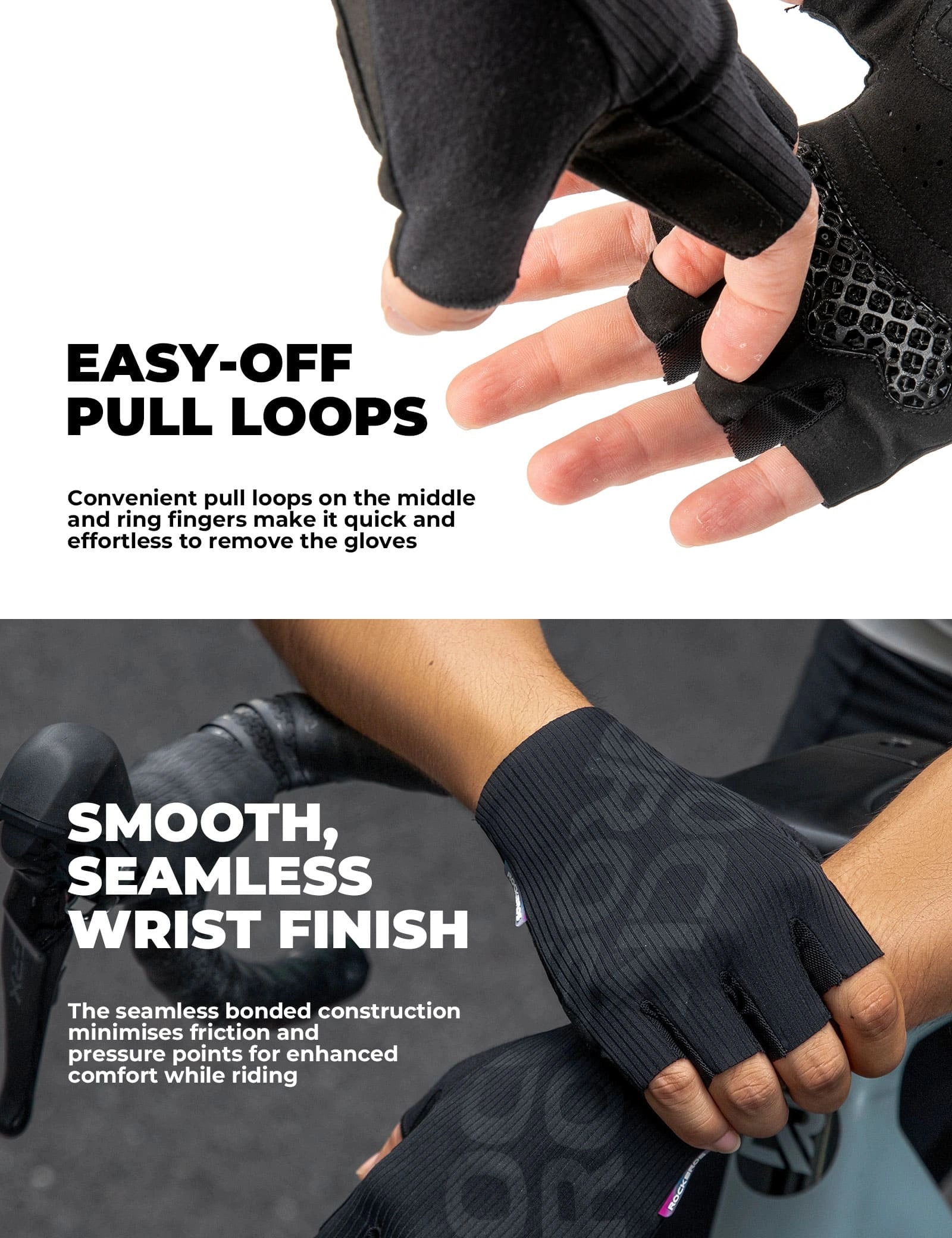 bicycle gloves for arthritis Cycling Half-Finger Gloves 3D-Pinted Palm Pad MTB Road-ROCKBROS, Green / XL