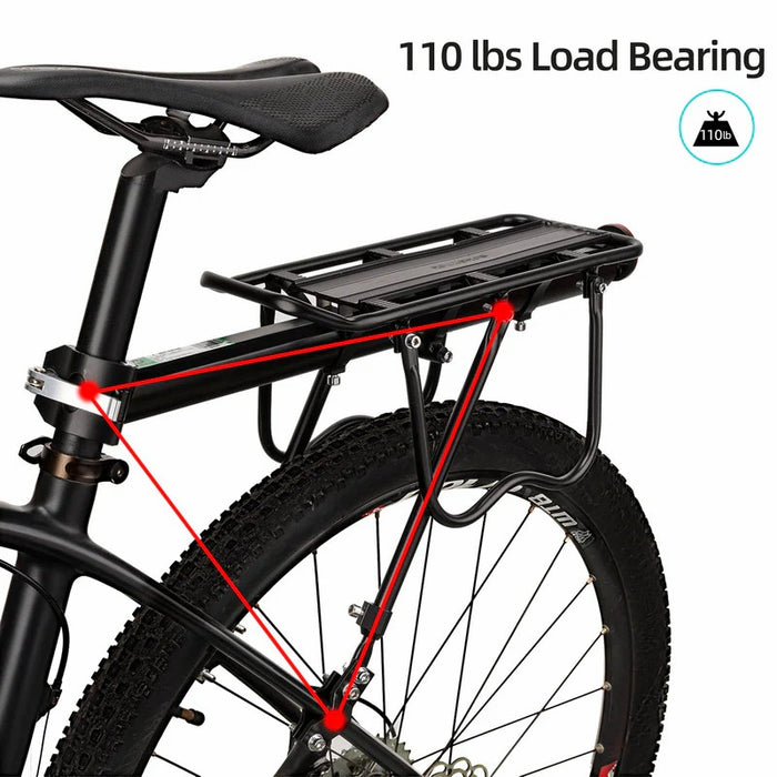 Rear Rack Mounts ROCKBROS Seatpost Mounted Bike Rear Rack with Bolt-On Mount