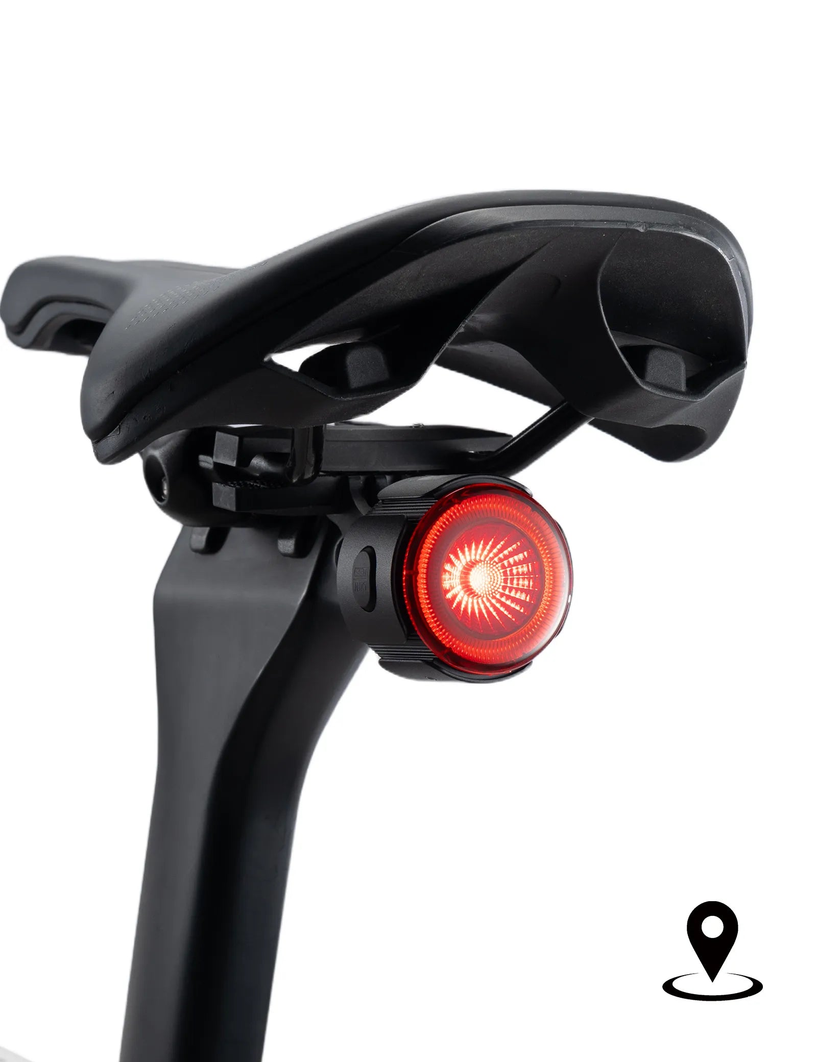 ROCKBROS smart bike tail light with anti-loss tracking and brake sensing