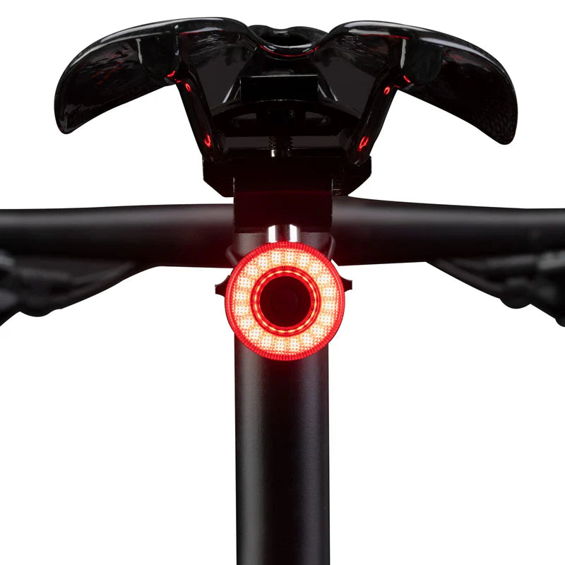 ROCKBROS smart brake-sensing bike tail light for enhanced visibility