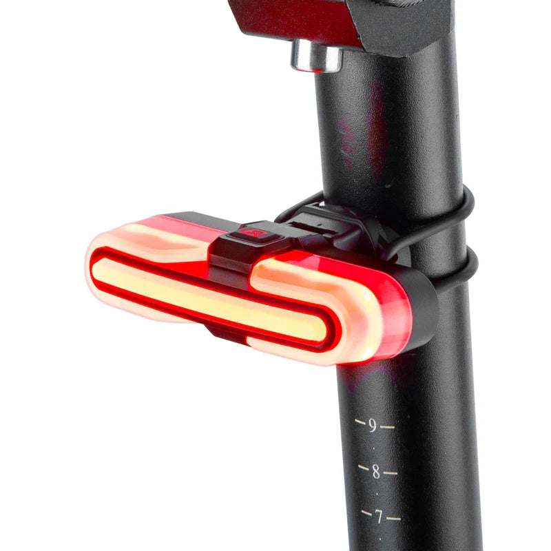 ROCKBROS Smart Bike Tail Light with Brake Sensing, Auto On/Off, and USB-C Rechargeable Battery