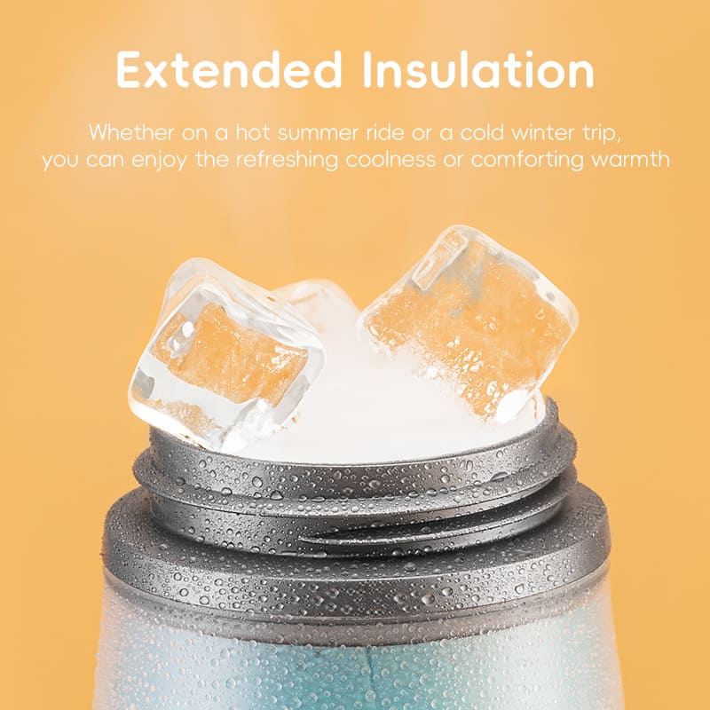 ROCKBROS Extended Insulation Cycling Water Bottle Cold Warm Keeping Sports Bottle