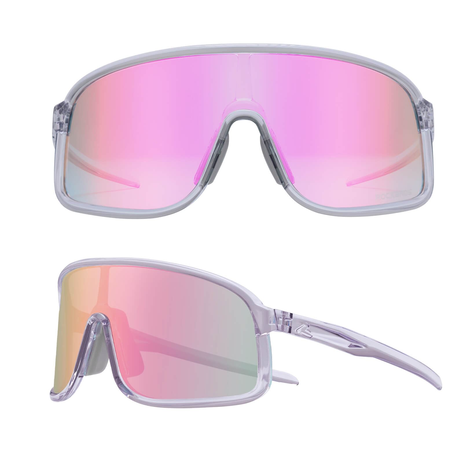 ROCKBROS SP350 photochromic cycling glasses in purple color
#Color_Purple