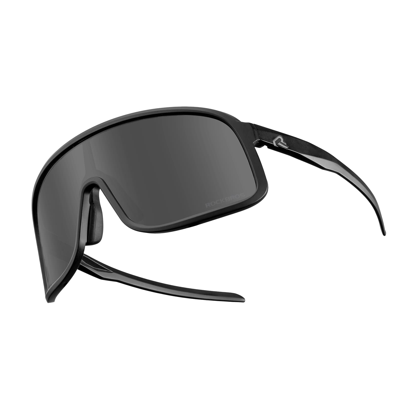 ROCKBROS SP350 polarized cycling glasses in black color
#Color_Black