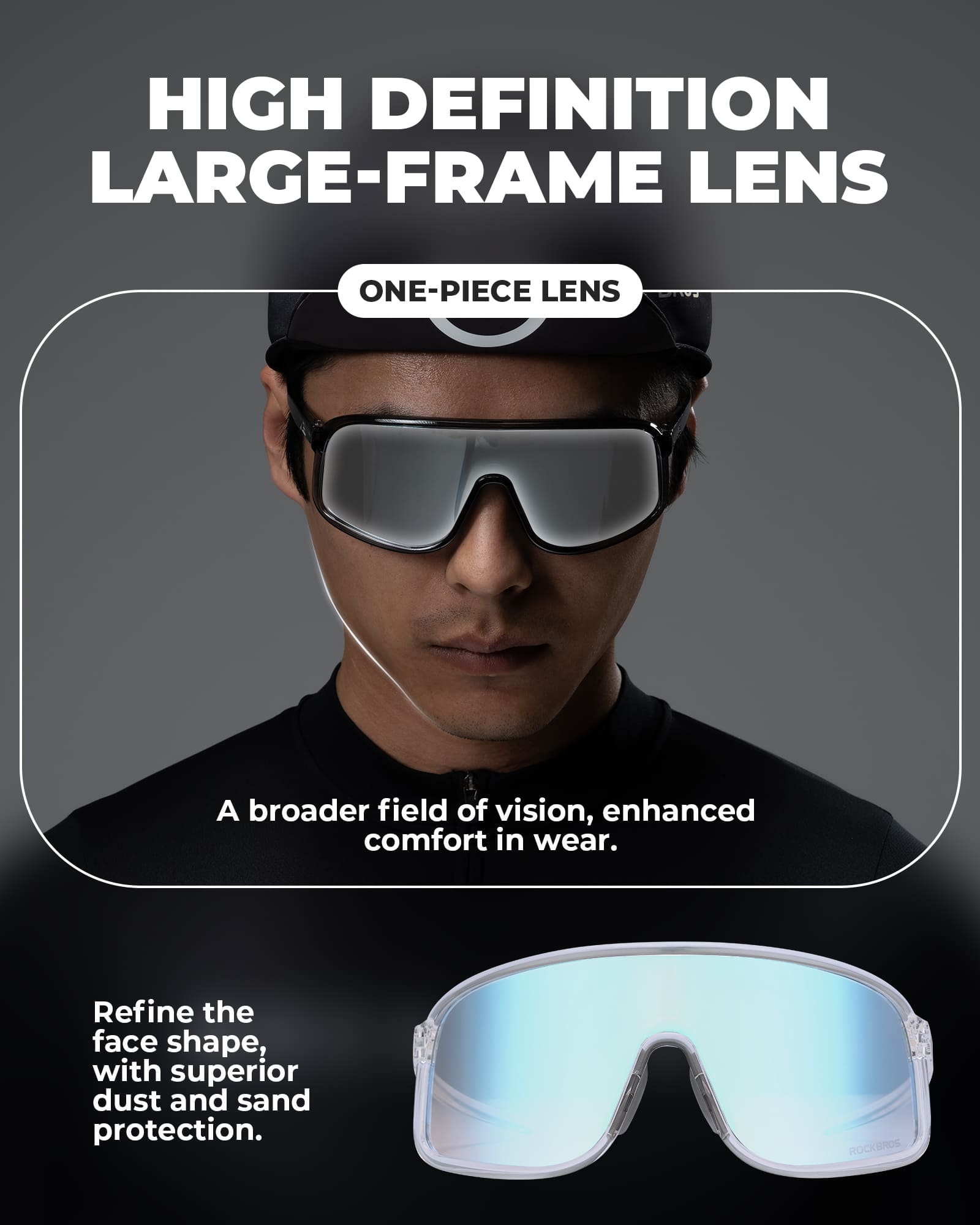 ROCKBROS SP350 polarized cycling glasses