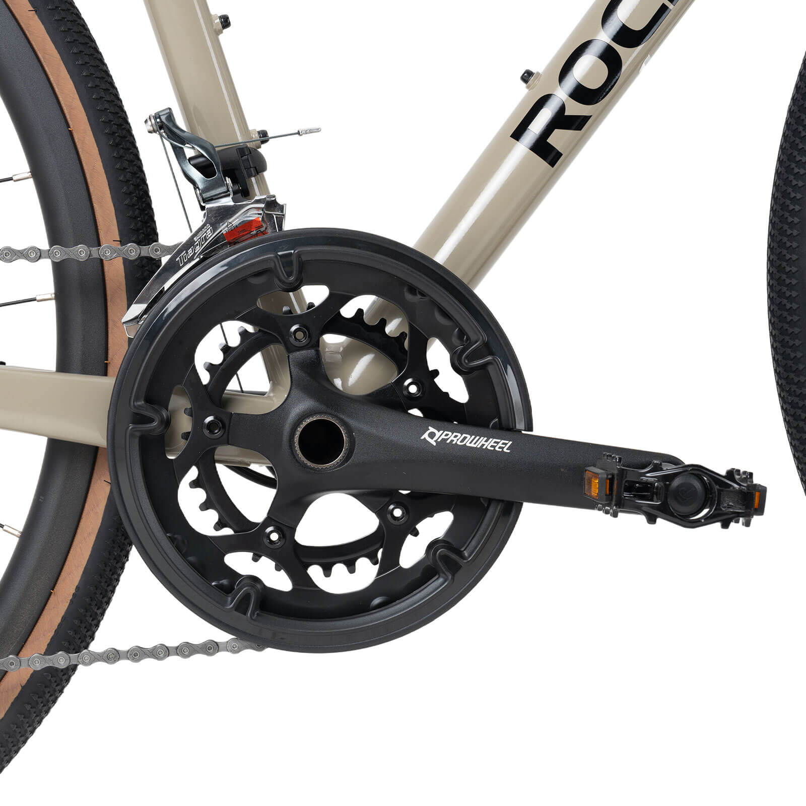 ROCKBROS SPINP2M flat bar road bike with lightweight aluminum frame and Shimano drivetrain for commuting and beginner riders
#Color_Brown