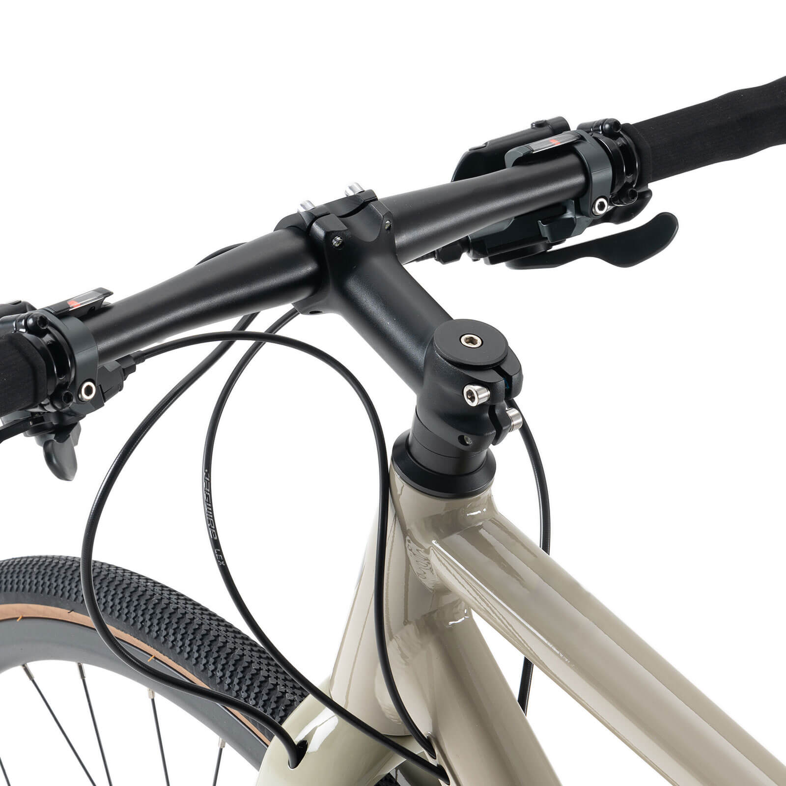 ROCKBROS SPINP2M flat bar road bike with lightweight aluminum frame and Shimano drivetrain for commuting and beginner riders
#Color_Brown