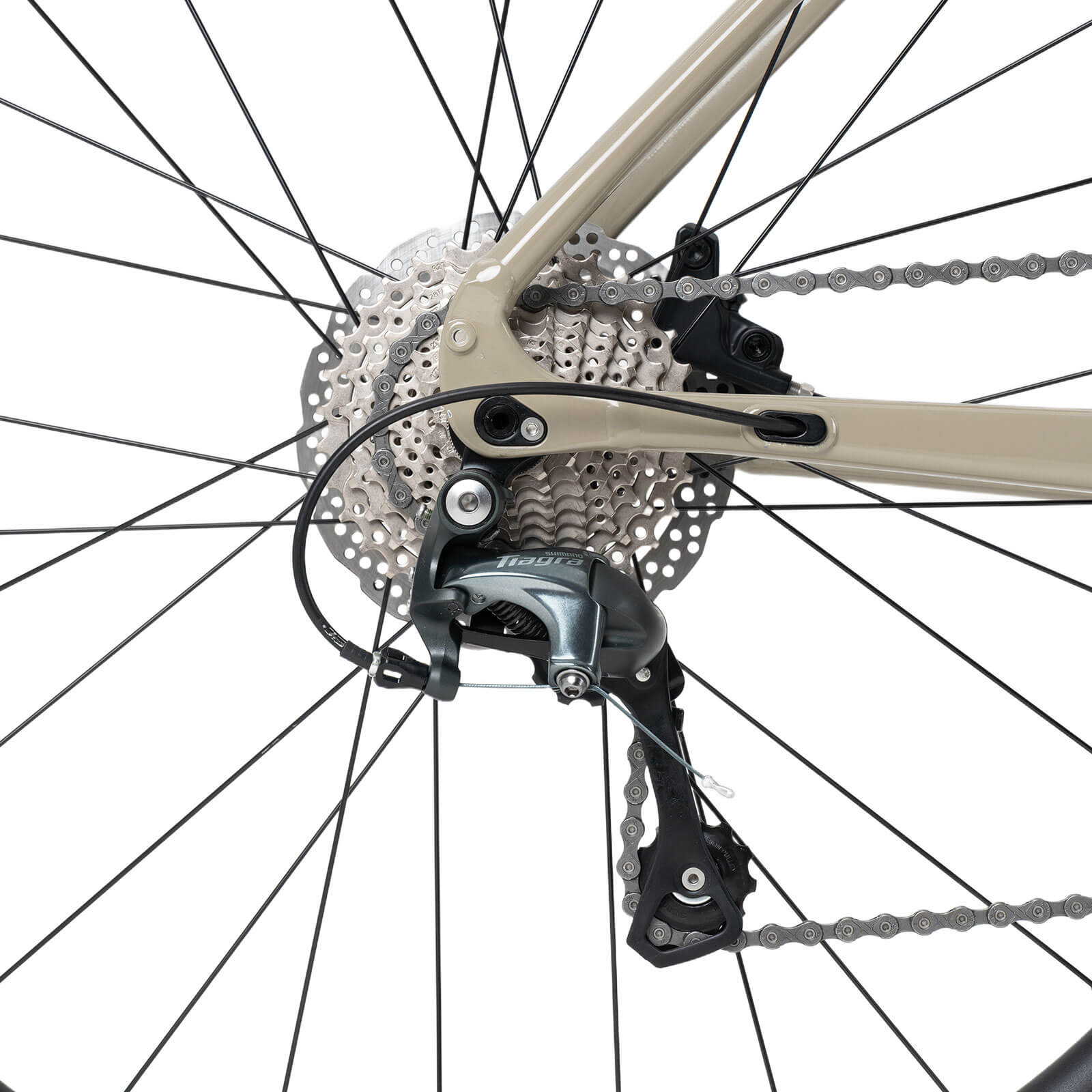ROCKBROS SPINP2M flat bar road bike with lightweight aluminum frame and Shimano drivetrain for commuting and beginner riders
#Color_Brown