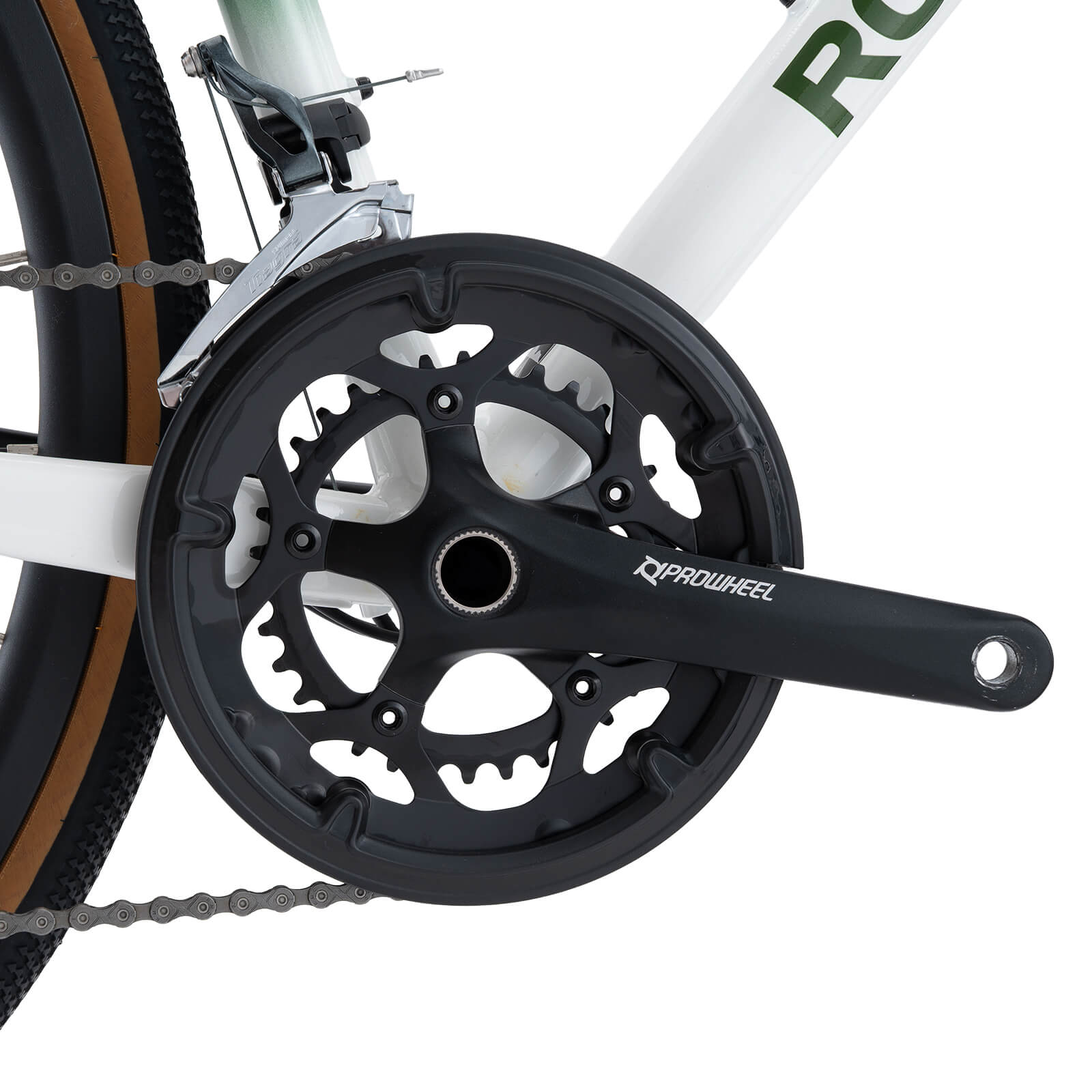 ROCKBROS SPINP2M flat bar road bike with lightweight aluminum frame and Shimano drivetrain for commuting and beginner riders
#Color_Green
