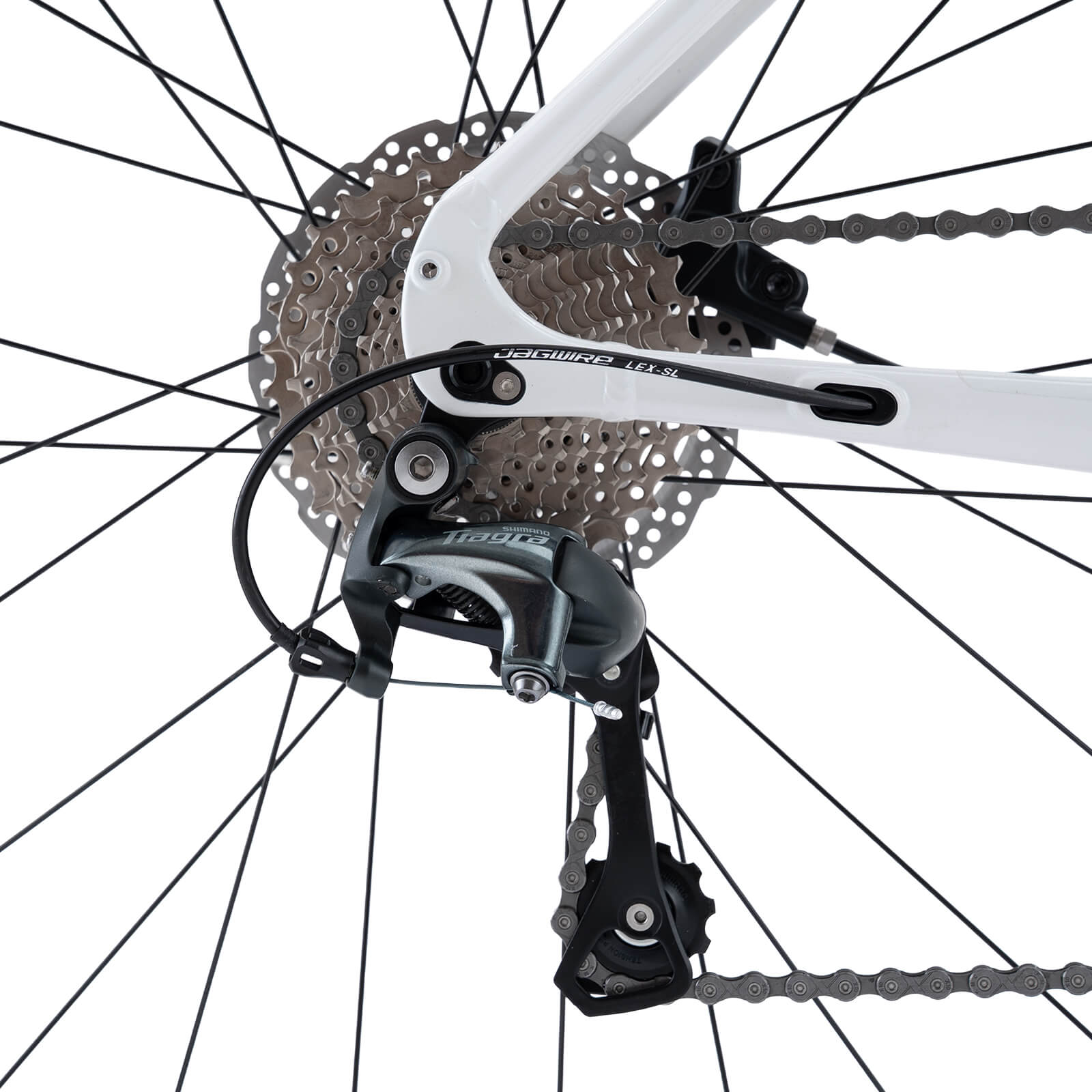 ROCKBROS SPINP2M flat bar road bike with lightweight aluminum frame and Shimano drivetrain for commuting and beginner riders
#Color_Green