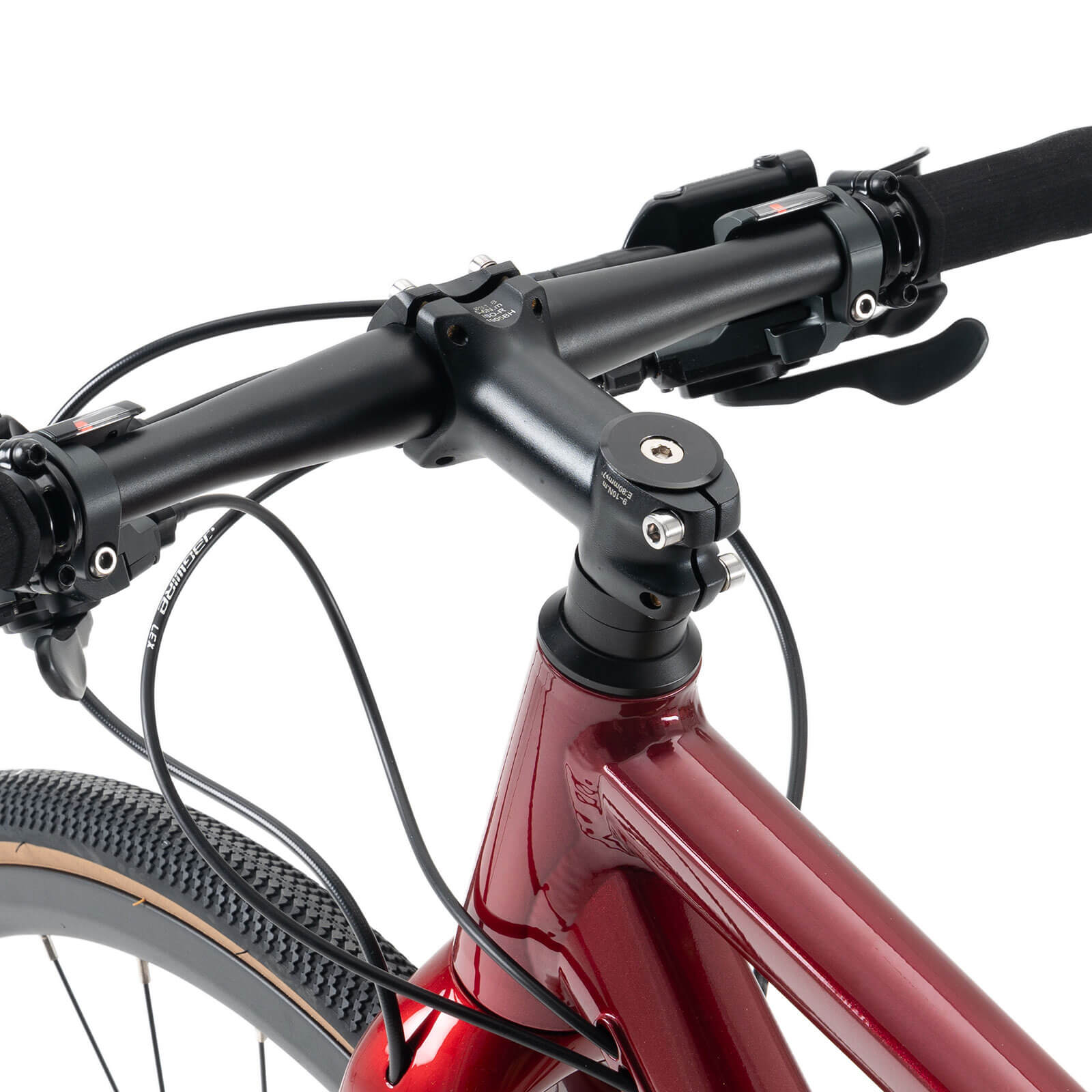 ROCKBROS SPINP2M flat bar road bike with lightweight aluminum frame and Shimano drivetrain for commuting and beginner riders
#Color_Red