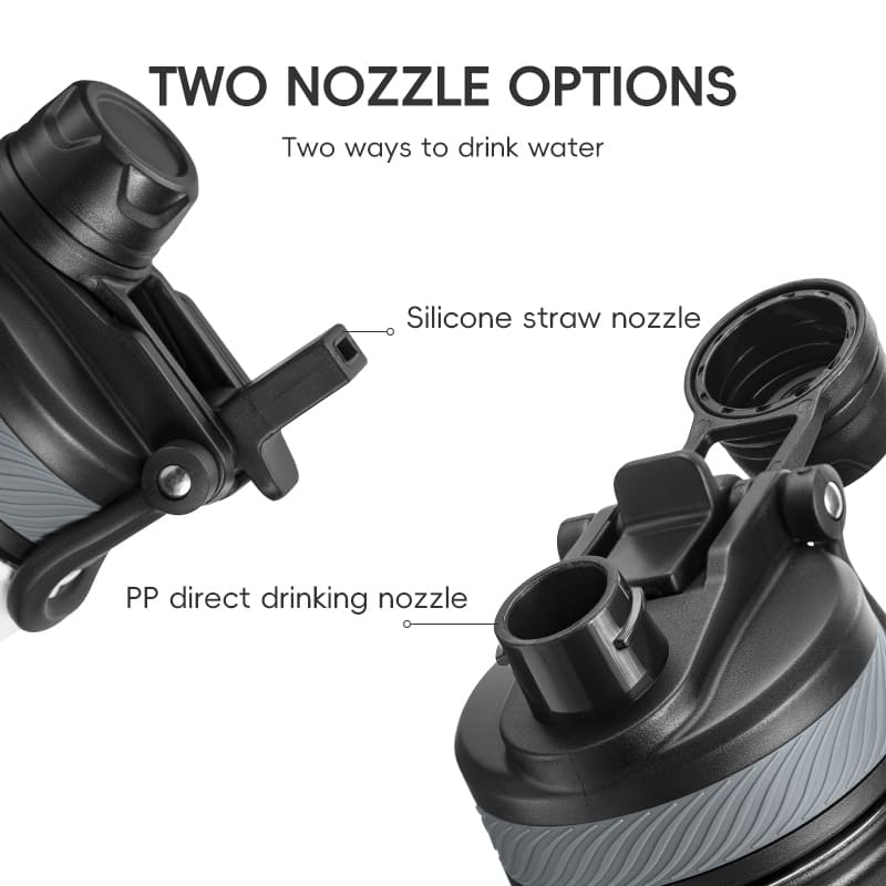 ROCKBROS Insulated Portable Stainless Steel Water Bottle for Cycling and Outdoor Use