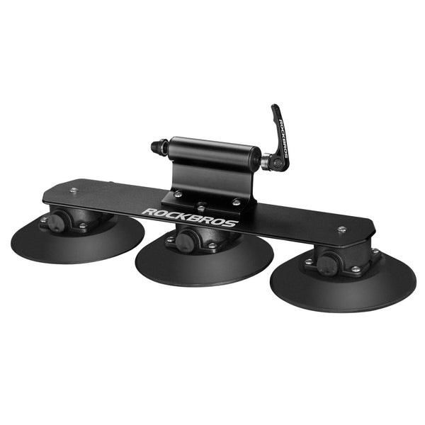 ROCKBROS suction cup bike rack for car roof quick release mount
#Color_1-Bike Black