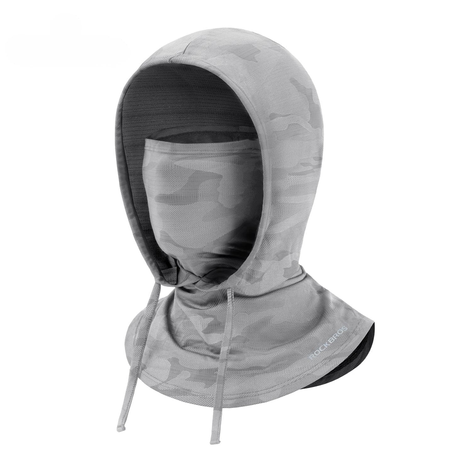 ROCKBROS Ice Silk Sun Protection Balaclava with Breathable Sweat-Wicking Fabric for Summer Cycling
#Color_Cloud Gray