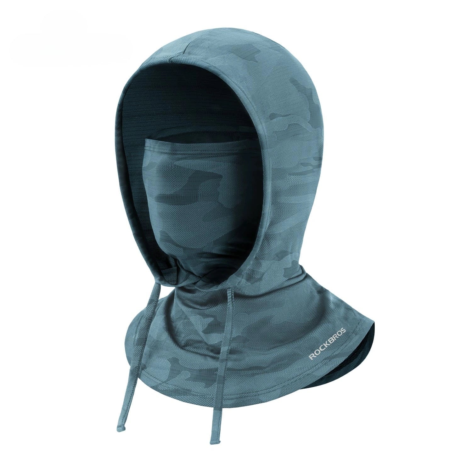 ROCKBROS Ice Silk Sun Protection Balaclava with Breathable Sweat-Wicking Fabric for Summer Cycling
#Color_Mist Blue