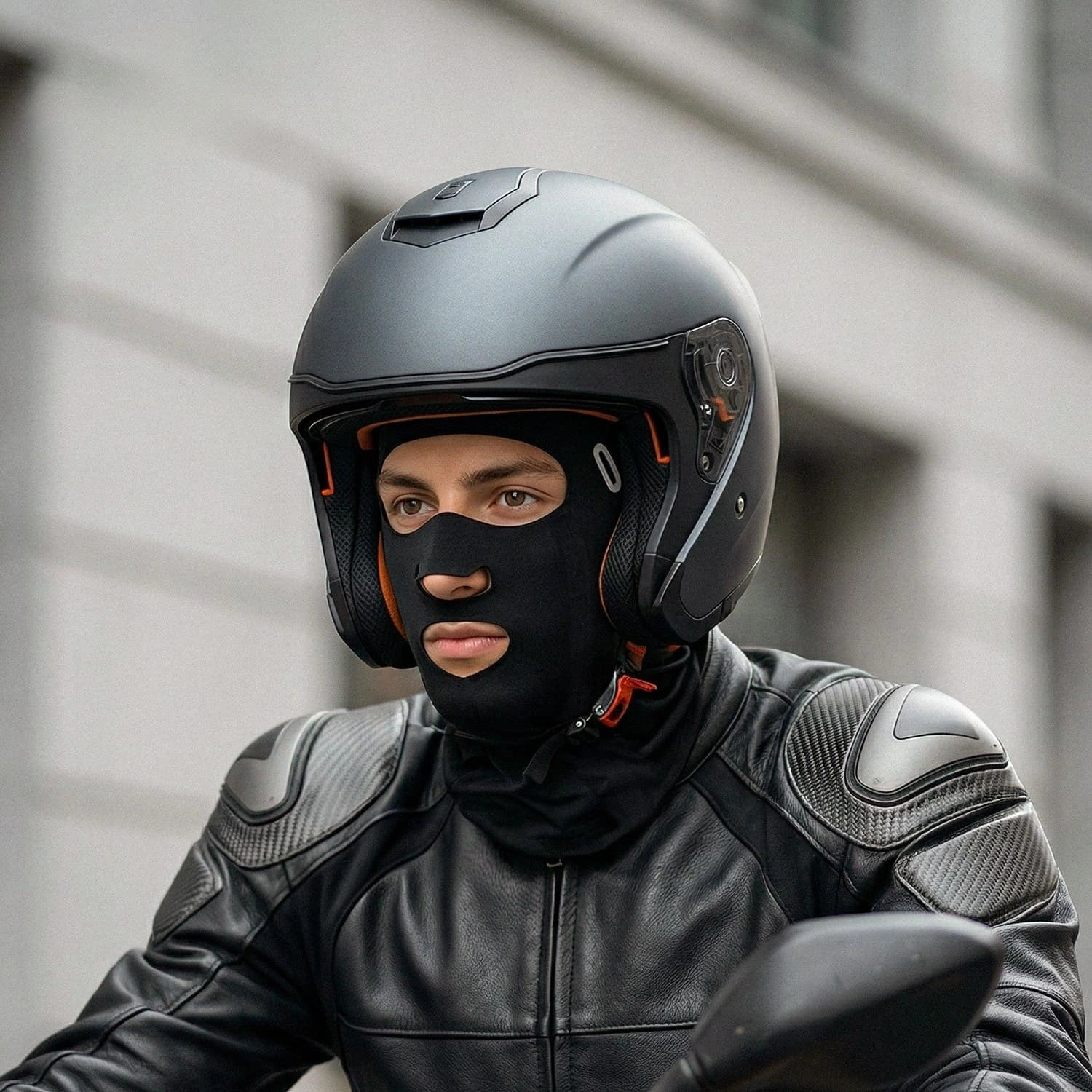 ROCKBROS Ice Silk Seamless Balaclava with UPF50+ Coverage and Breathable Openings for Summer Cycling