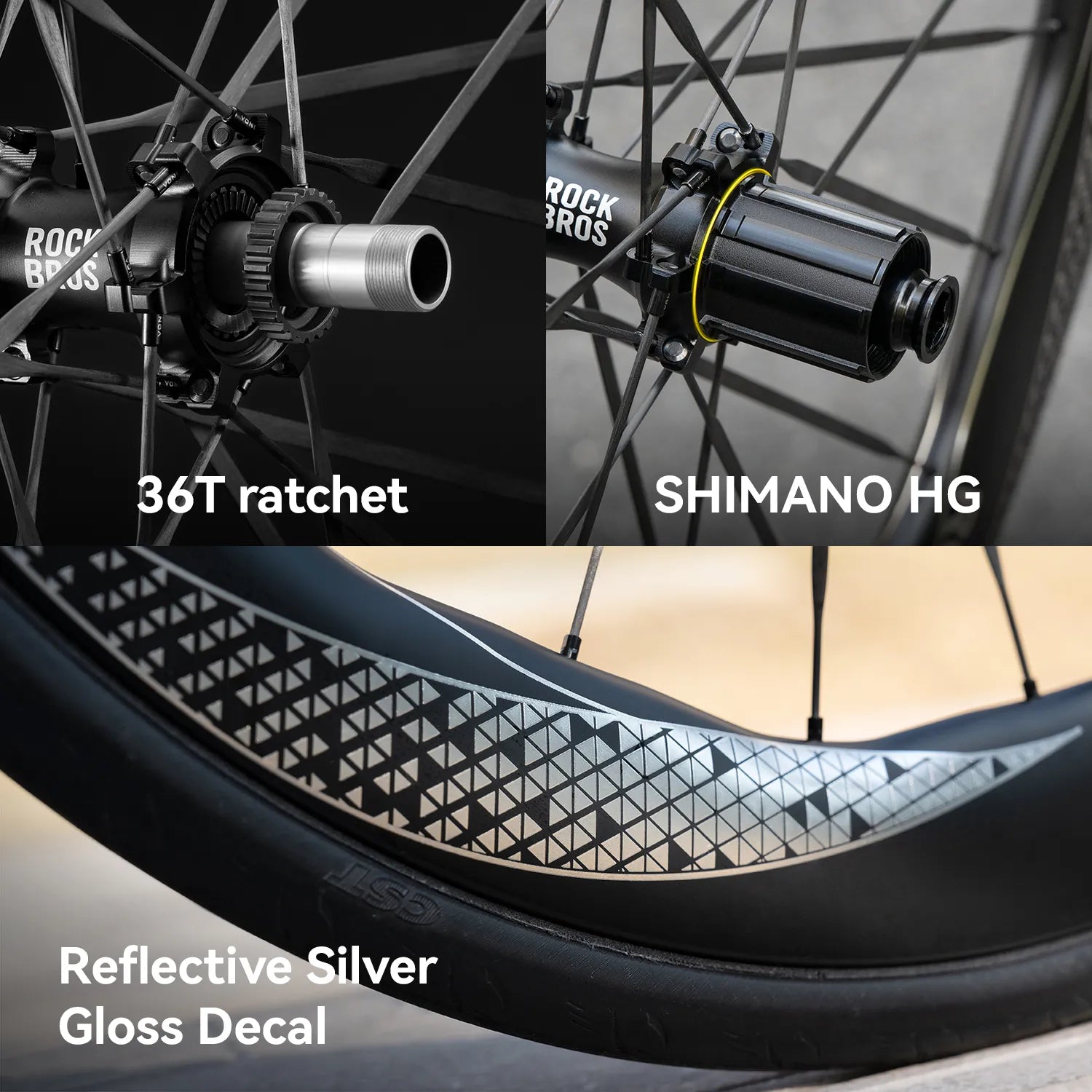 700C Carbon Fiber Wave Rim Road Bike Wheelset