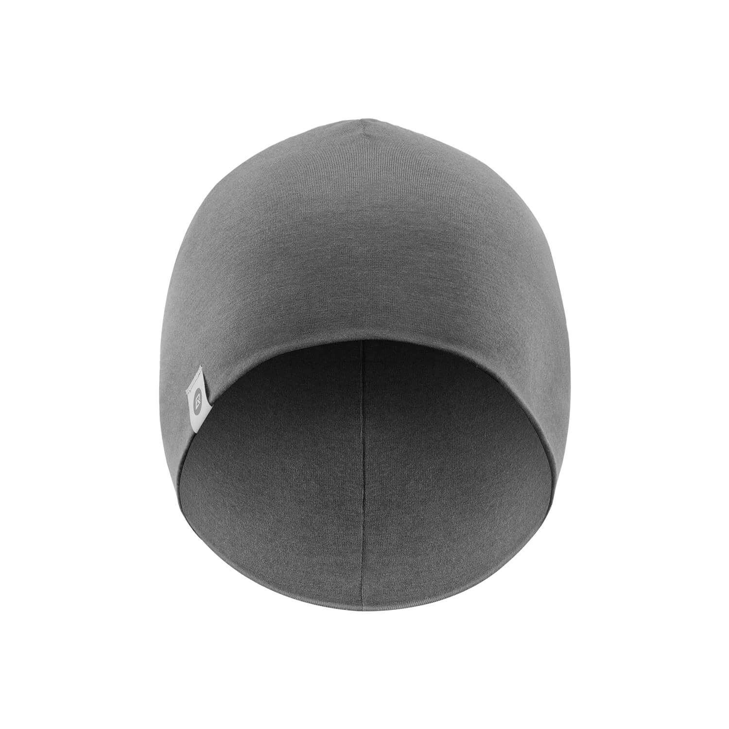ROCKBROS Tencel Merino Wool Cycling Cap, reversible thermal beanie for winter riding.
#Color_Gray
