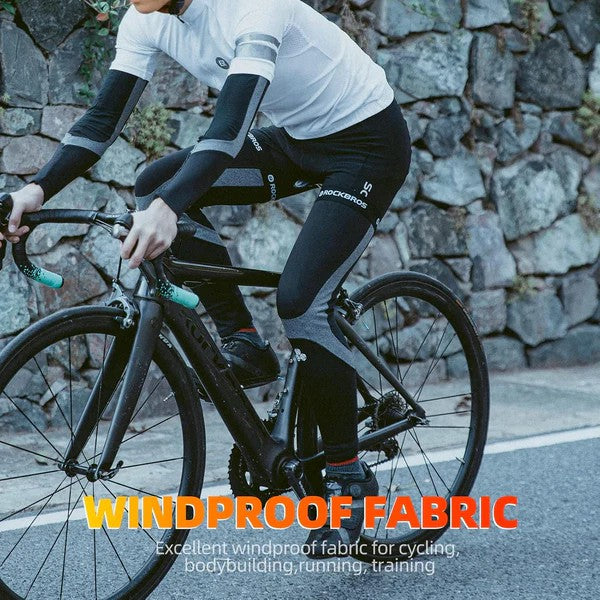 ROCKBROS Thermal Arm Warmers for cycling, running, hiking, and outdoor sports