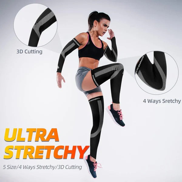 ROCKBROS Thermal Arm Warmers for cycling, running, hiking, and outdoor sports