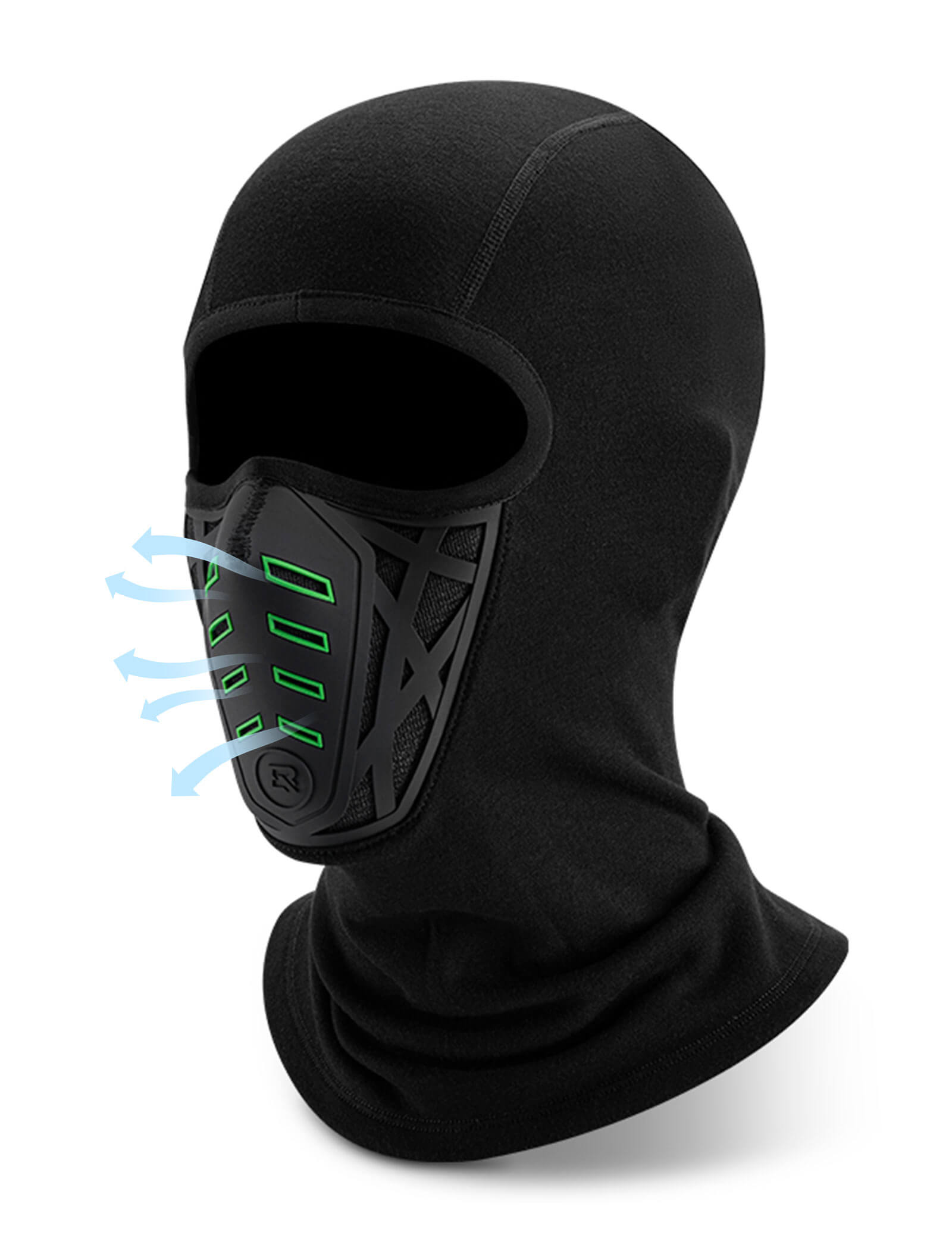 ROCKBROS Balaclava Ski Mask Thermal Windproof 3D Design Face Mask for Winter Cycling and Skiing