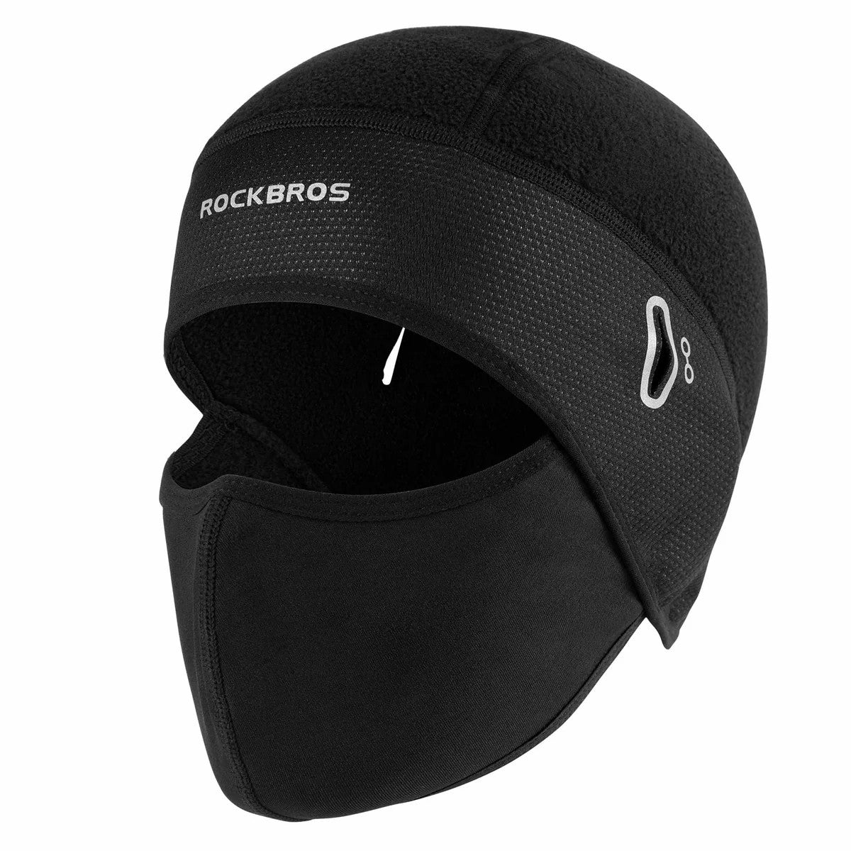 ROCKBROS Thermal Cycling Skull Cap Helmet Liner with Glasses Holes for Winter Cycling, Warm Fleece