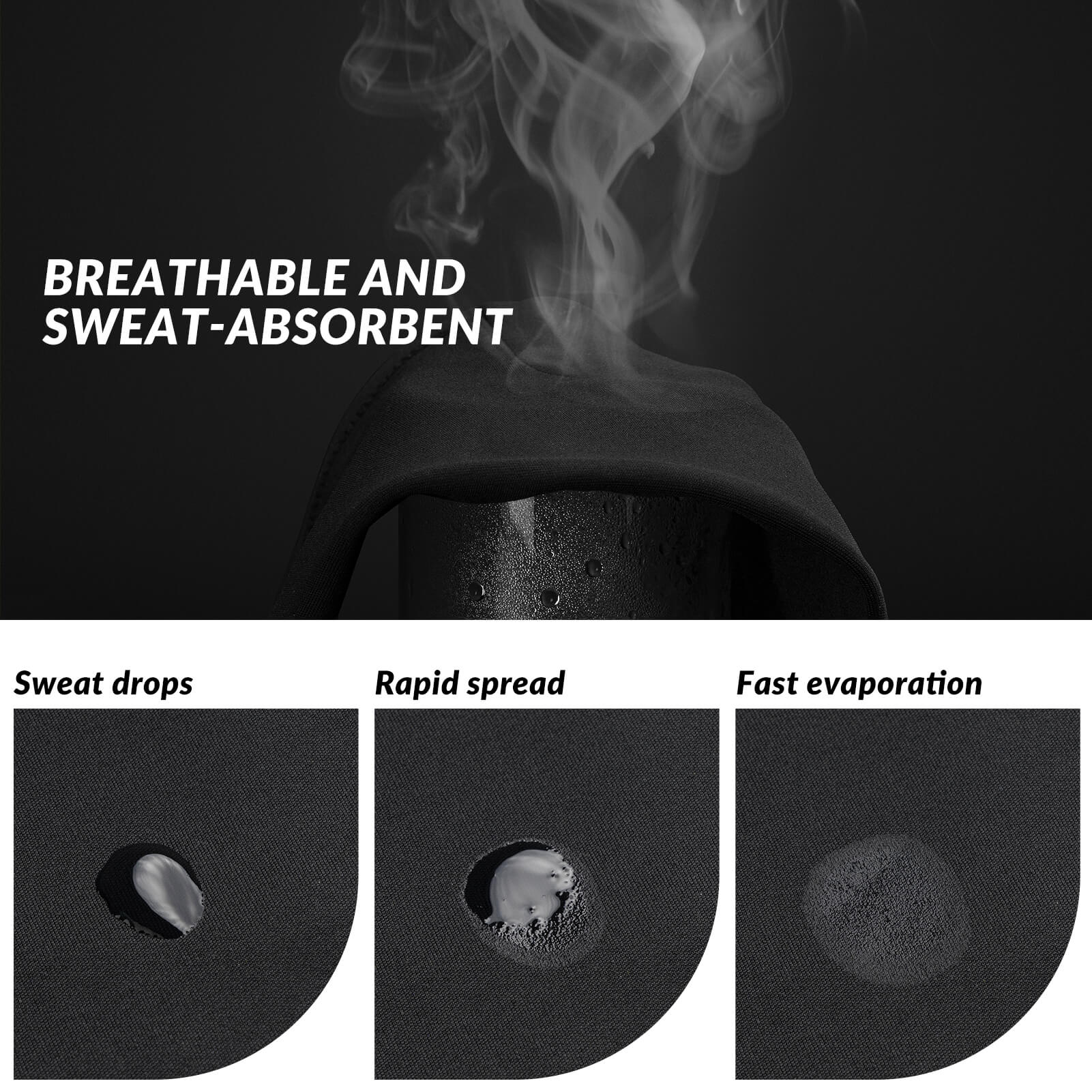 ROCKBROS thermal fleece arm warmers for cycling, running, and outdoor sports in cold weather
