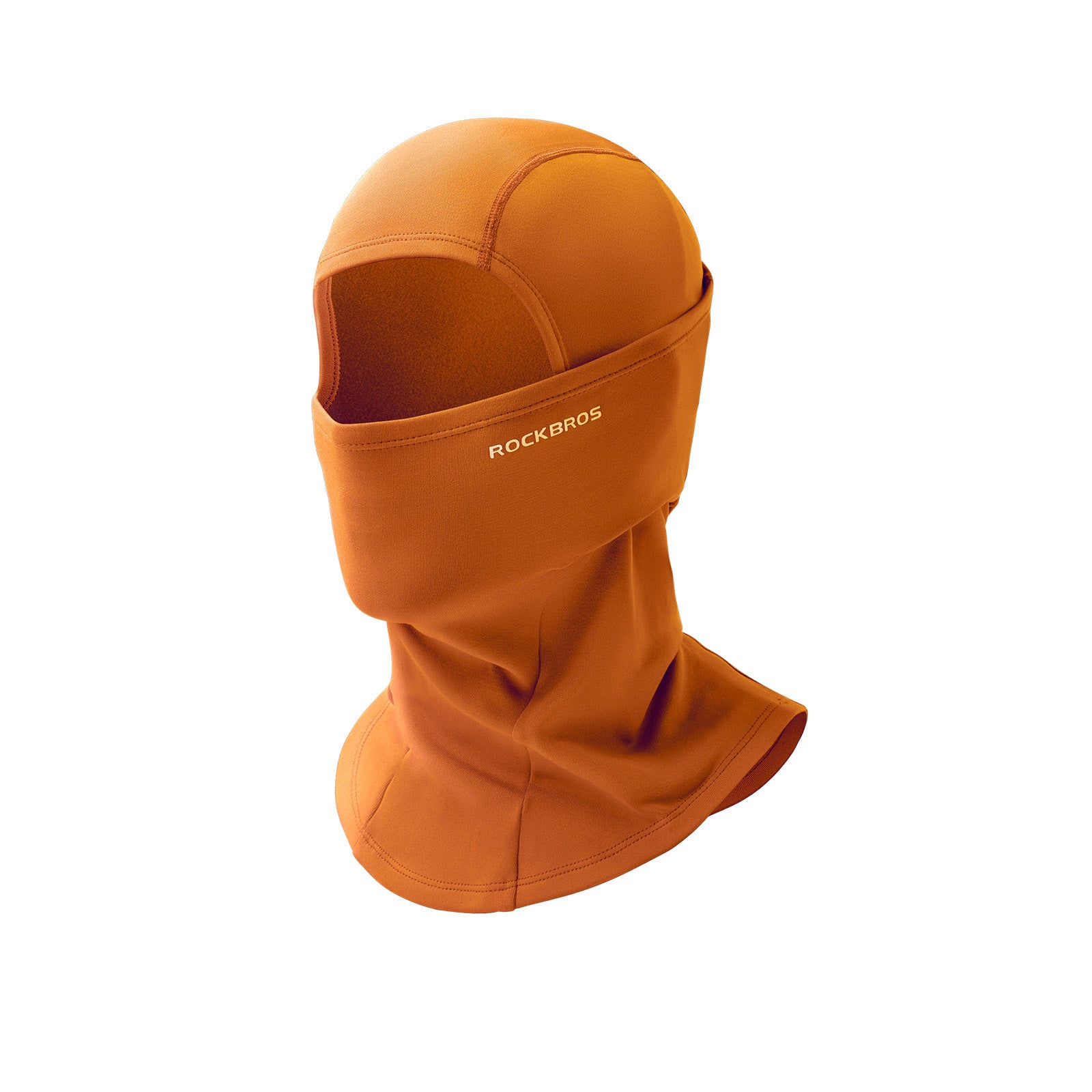 ROCKBROS white thermal windproof balaclava ski mask for winter cycling and outdoor sports
#Color_Brown