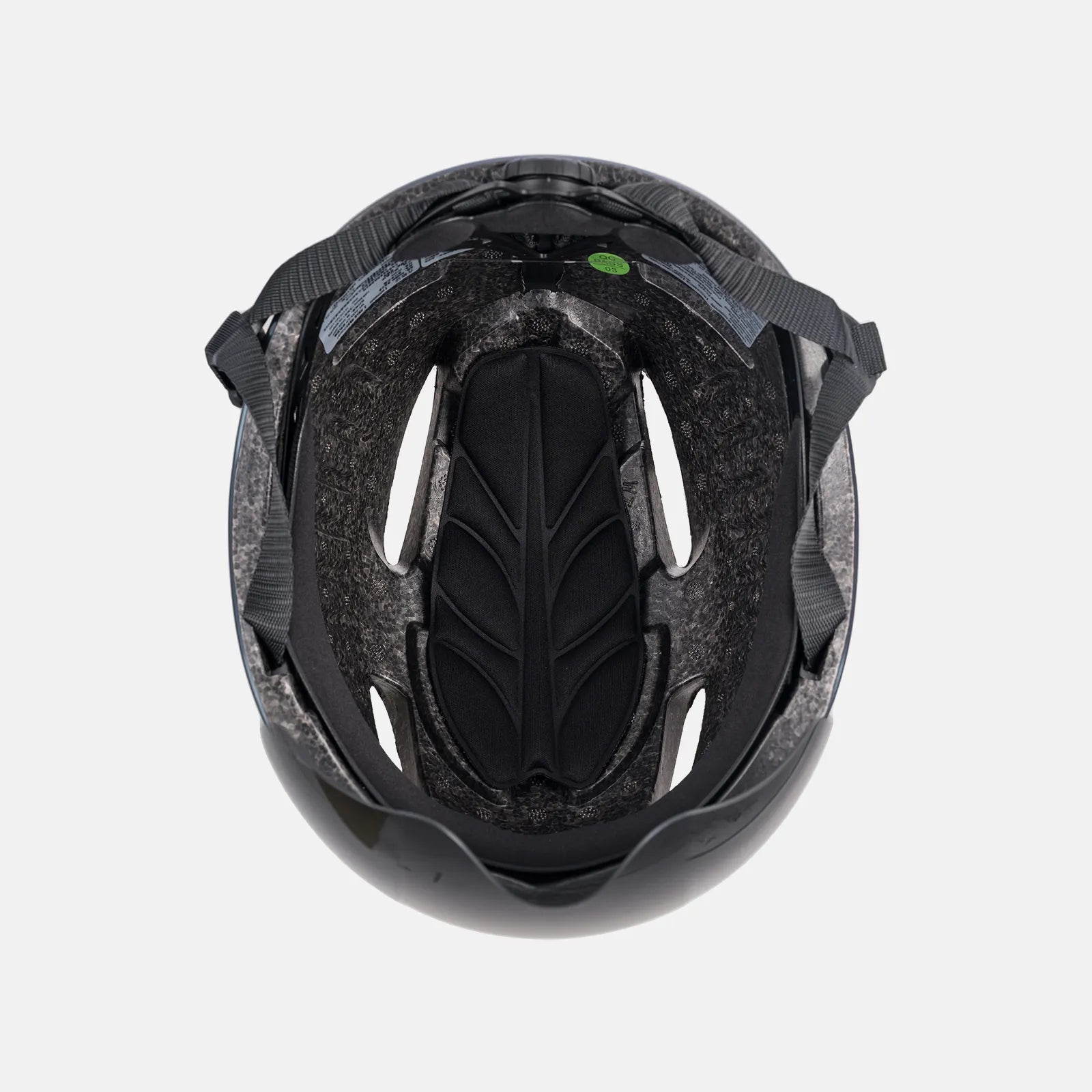 ROCKBROS Trussier cycling helmet with magnetic goggles for road and mountain biking
#Color_Black