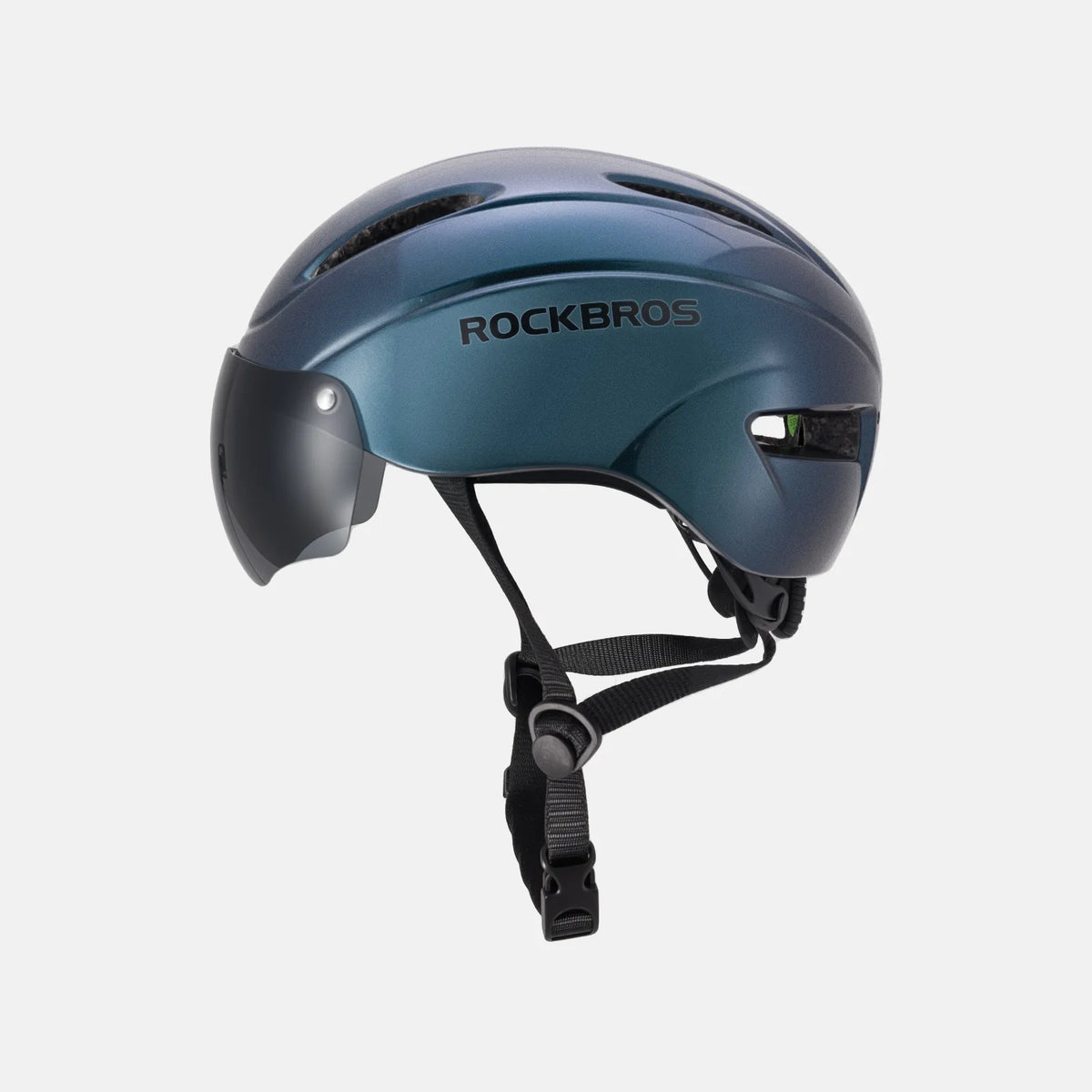 ROCKBROS Trussier cycling helmet with magnetic goggles for road and mountain biking
#Color_Blue