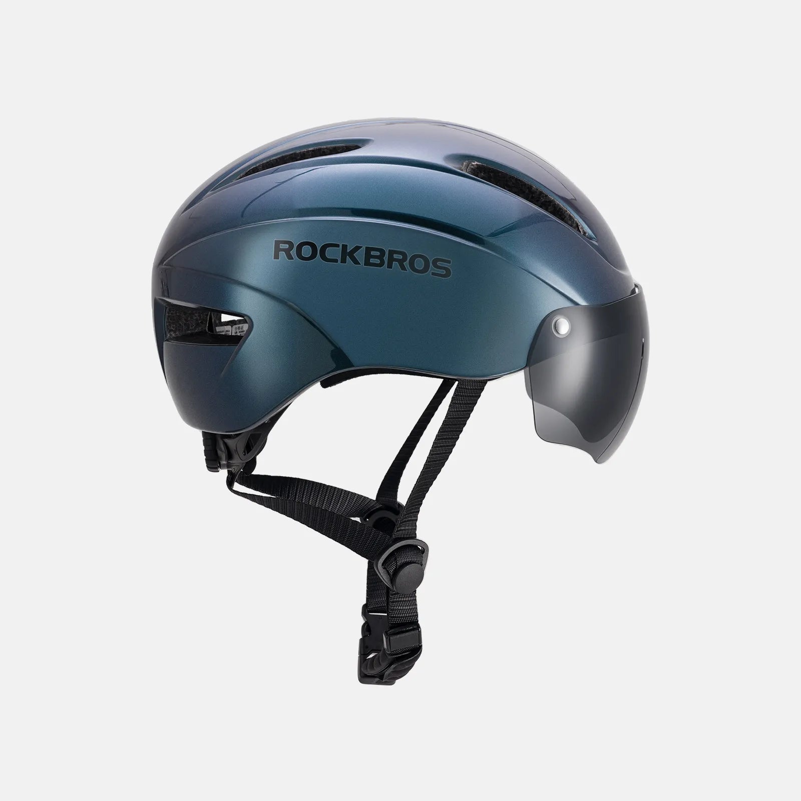 ROCKBROS Trussier cycling helmet with magnetic goggles for road and mountain biking
#Color_Blue