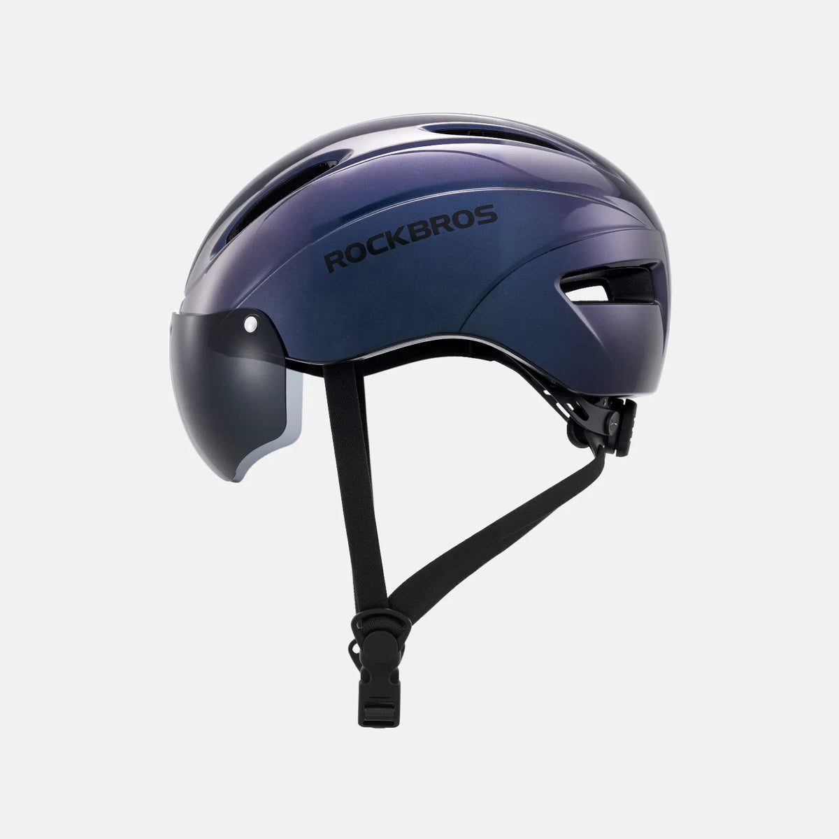 ROCKBROS Trussier cycling helmet with magnetic goggles for road and mountain biking
#Color_Purple