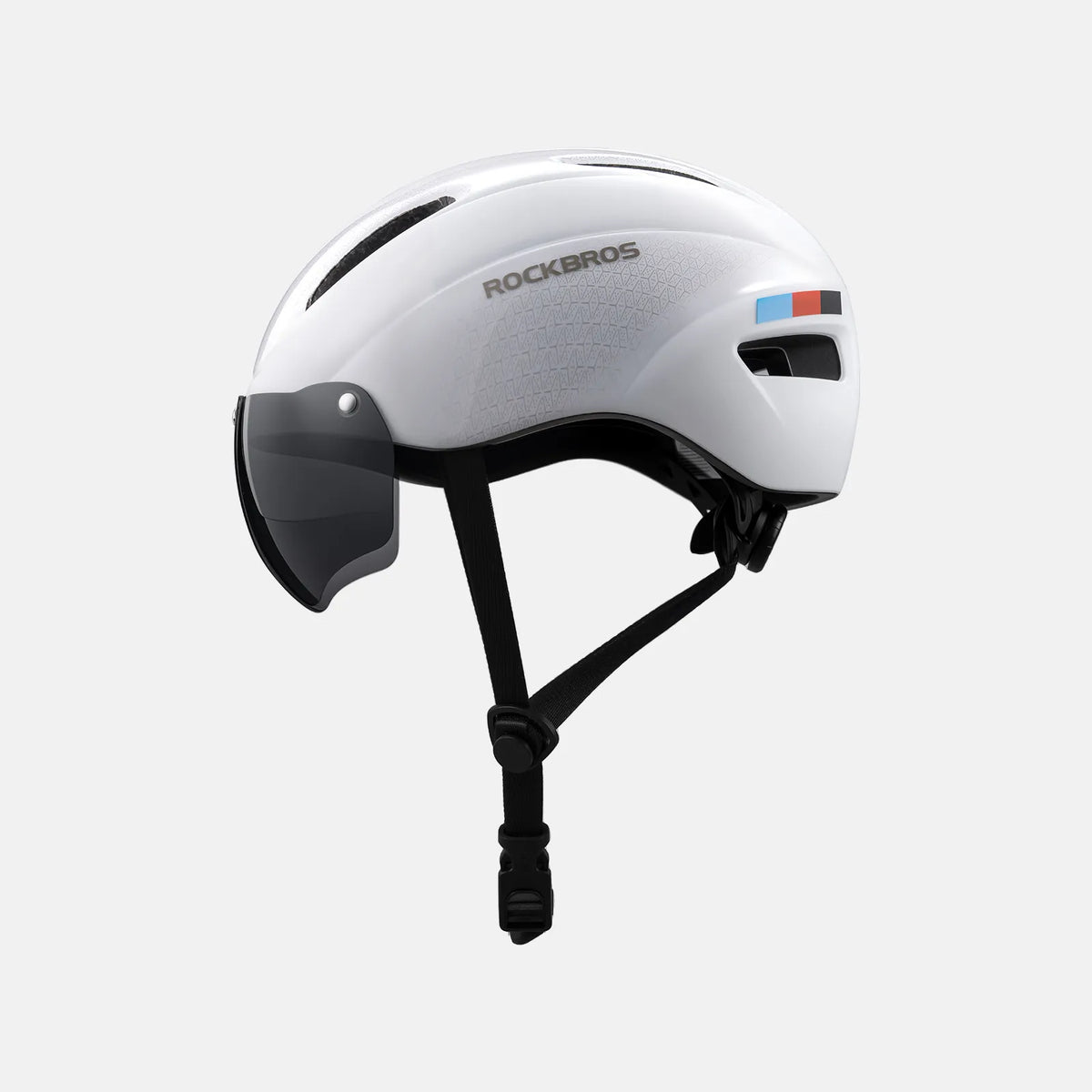 ROCKBROS Trussier cycling helmet with magnetic goggles for road and mountain biking
#Color_White