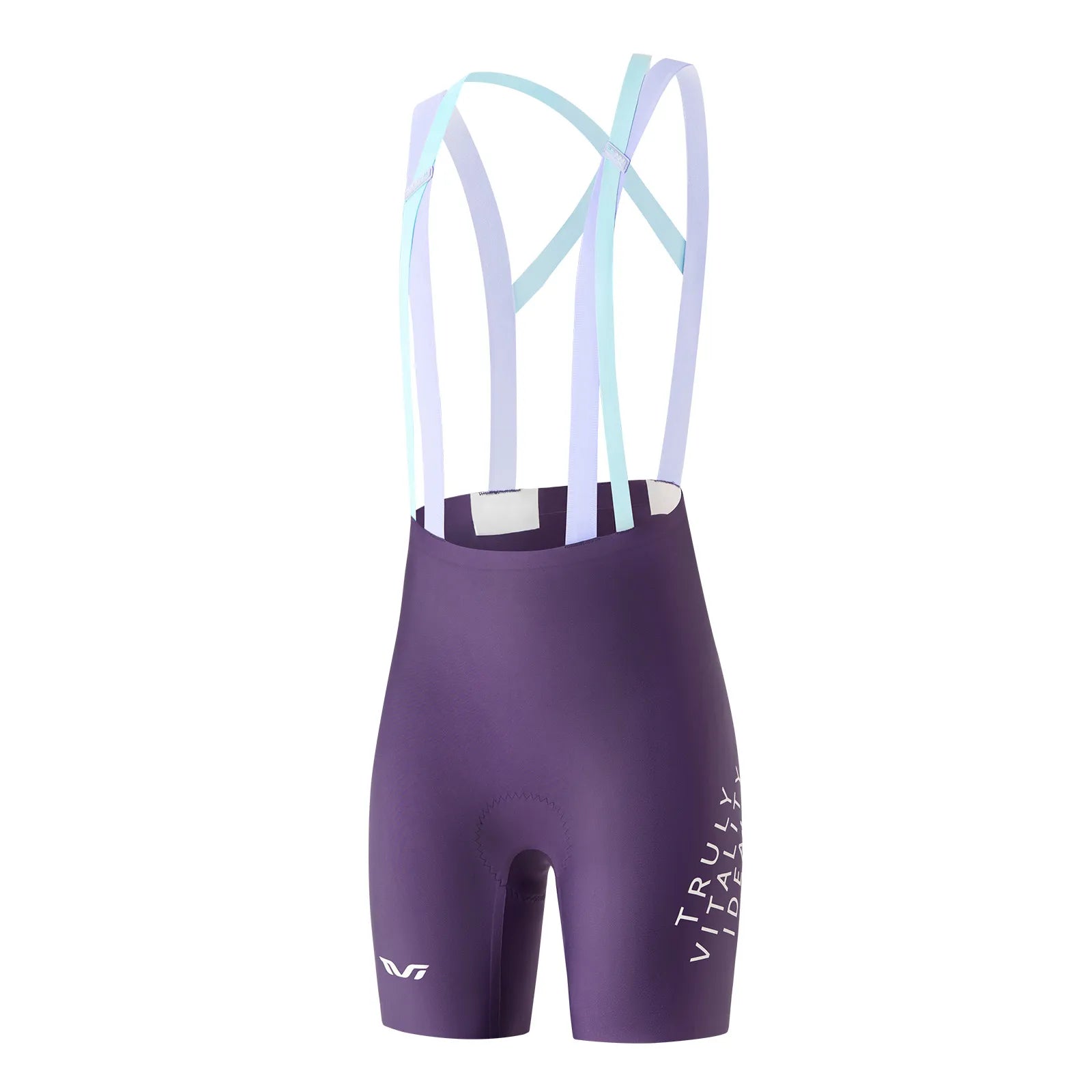 ROCKBROS TVI one-piece cycling bib shorts with ergonomic padding and seamless fit for long-distance road cycling
#Color_Purple