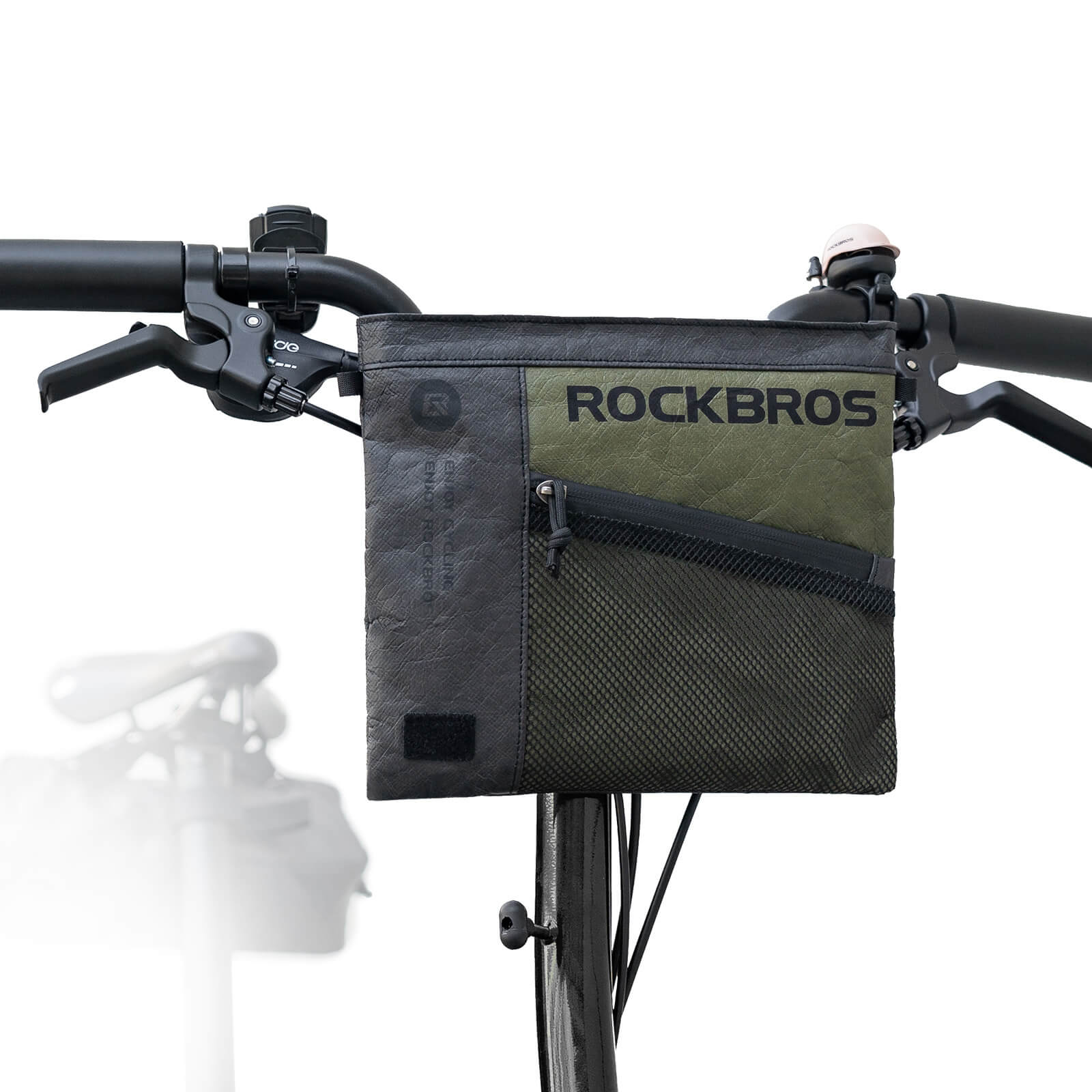 ROCKBROS Tyvek 2-in-1 bike handlebar bag and shoulder bag, 1.5L waterproof lightweight cycling bag