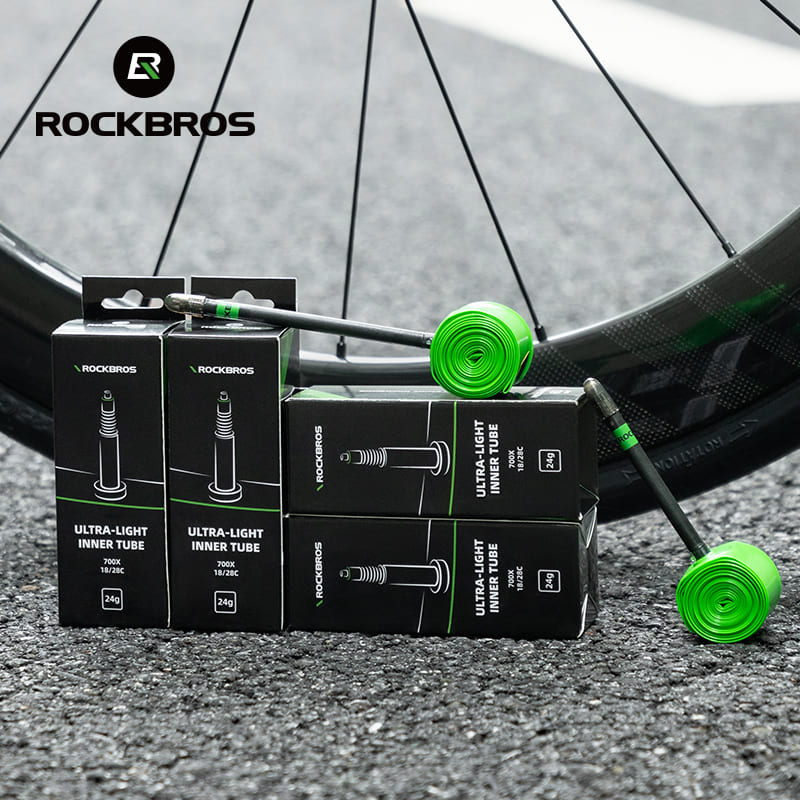 ROCKBROS Ultra-Light 24g TPU Puncture-Resistant Inner Tube 700x18/28C for Road Cycling