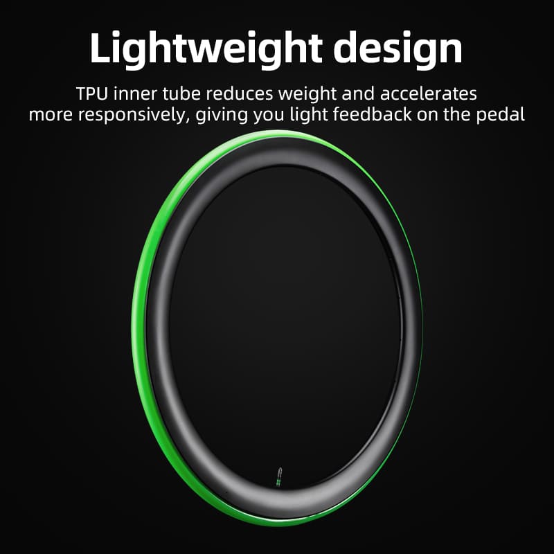 ROCKBROS Ultra-Light 24g TPU Puncture-Resistant Inner Tube 700x18/28C for Road Cycling