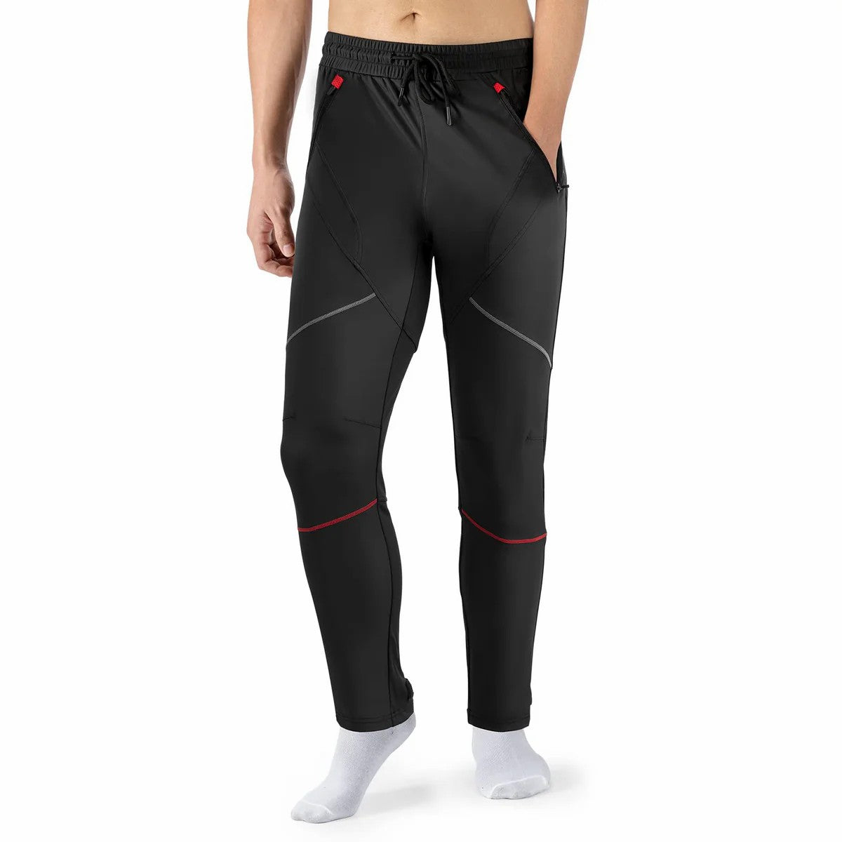 ROCKBROS Unisex Fleece Lined Thermal Cycling Pants – Warm, Windproof Bike Pants for Winter Riding
