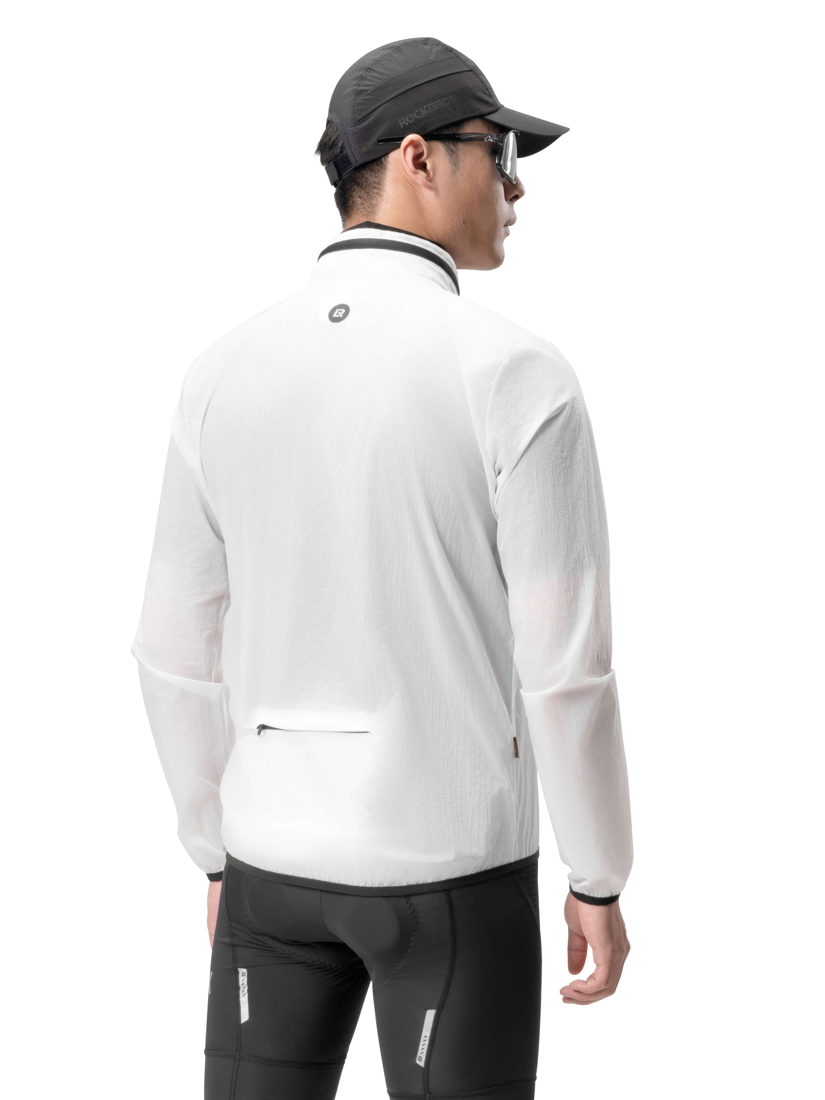 ROCKBROS Unisex Solar-Powered Glow Cycling Jacket - Lightweight Long Sleeve Bike Jacket
