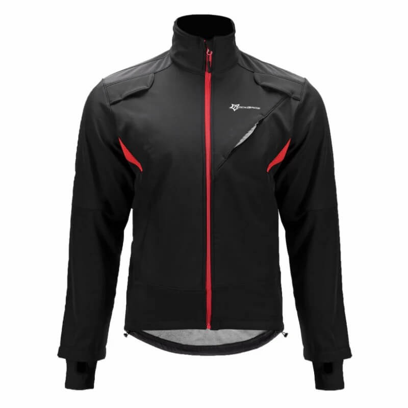 ROCKBROS unisex thermal winter cycling jacket for cold weather outdoor sports