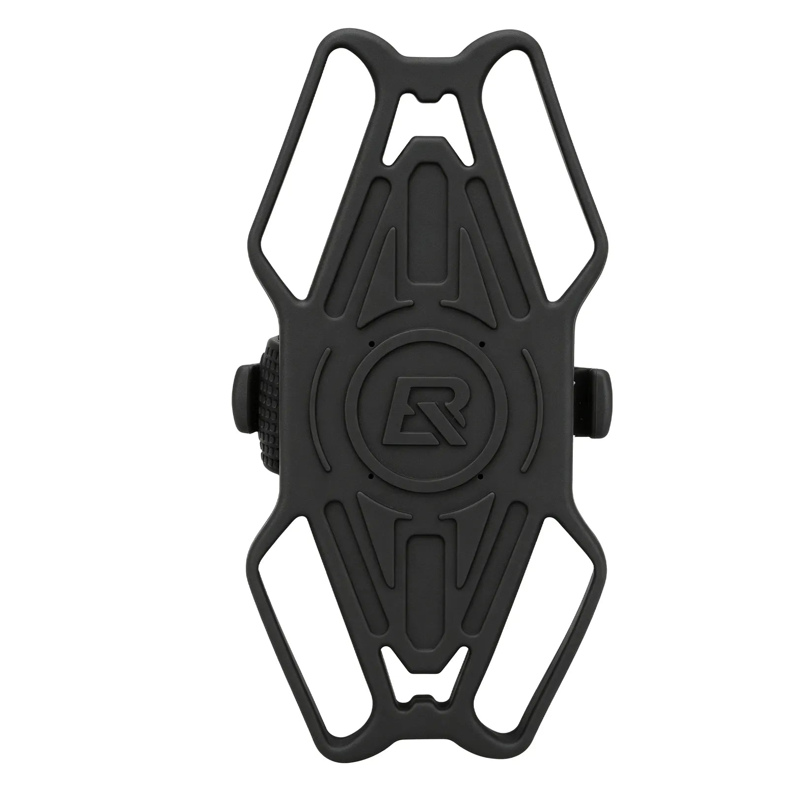 ROCKBROS universal silicone bike phone mount with a secure four-corner grip for road, mountain, gravel, and commuter bikes