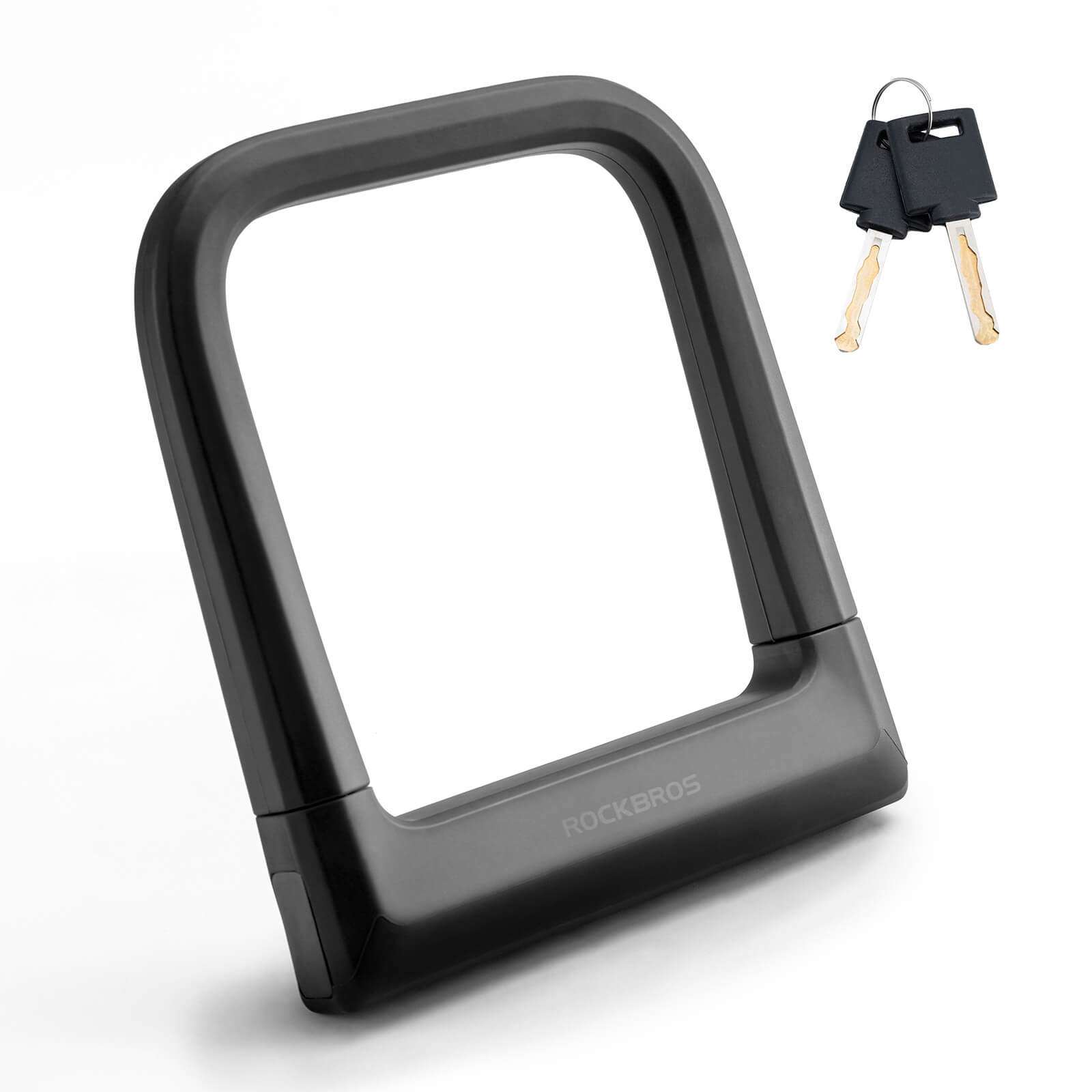 ROCKBROS Upgraded Wide & Thick Silicone U-Lock for High-Security Bike Protection
#Style_U Lock